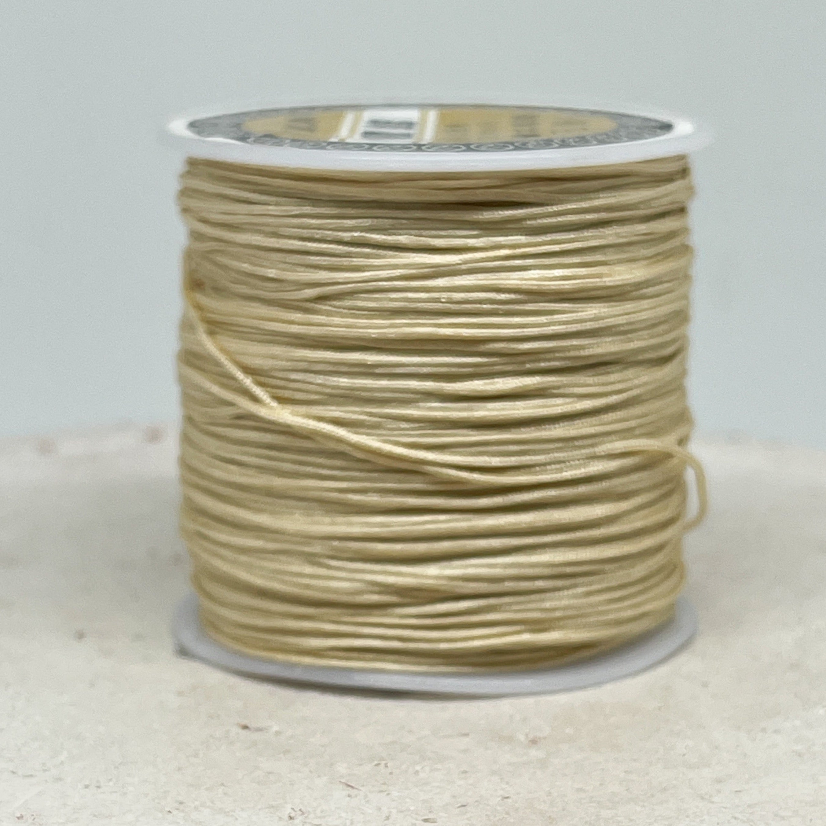 Macraméband 10m 0,8mm Hellbeige