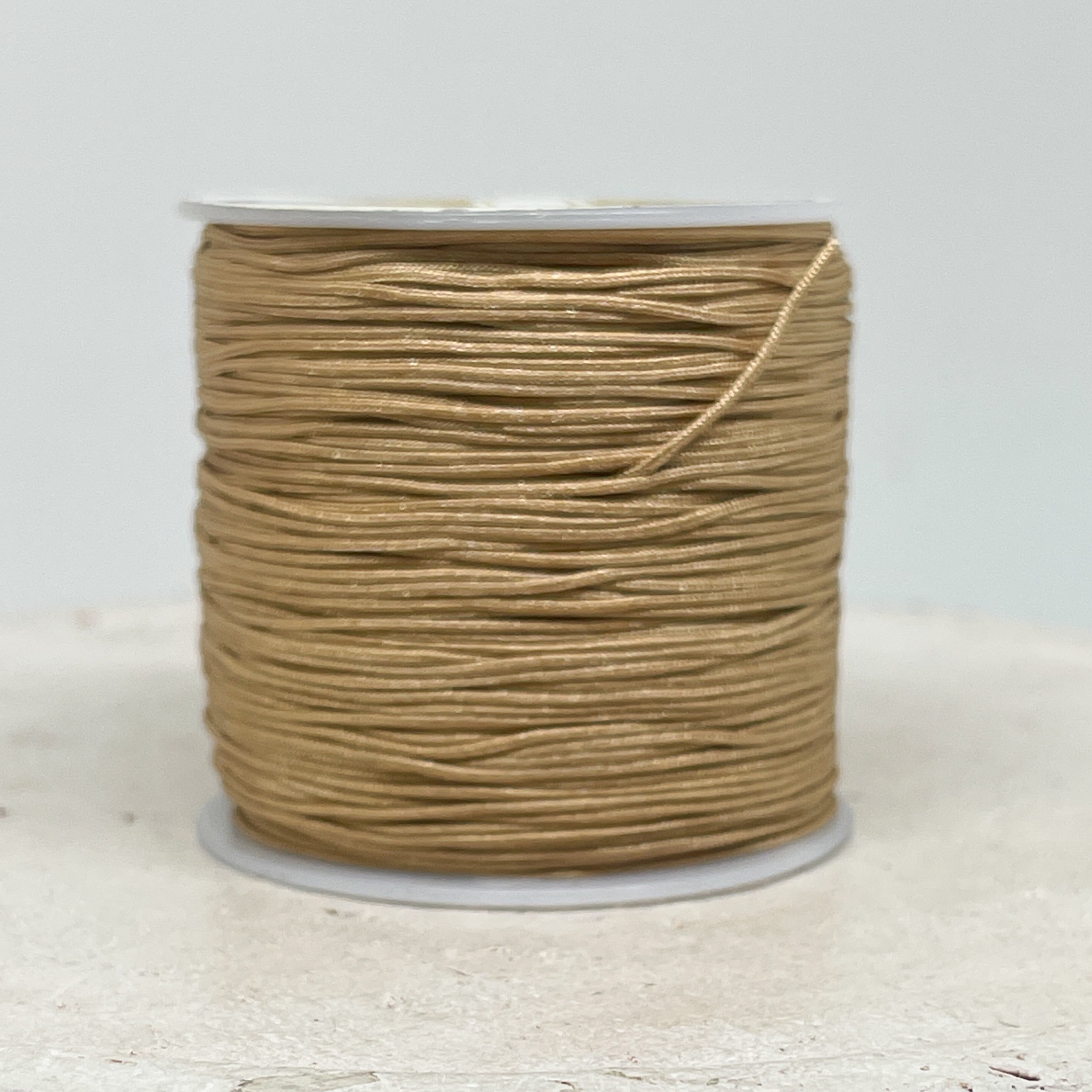 Macraméband Caramelbraun