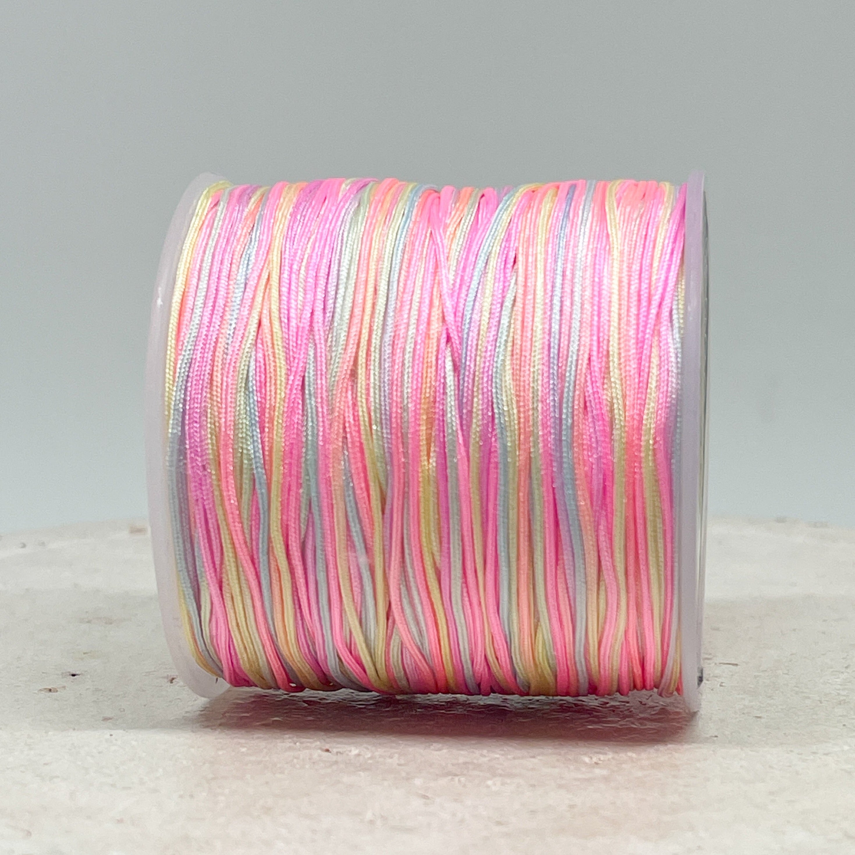 Macrameeband Pastell Bunt