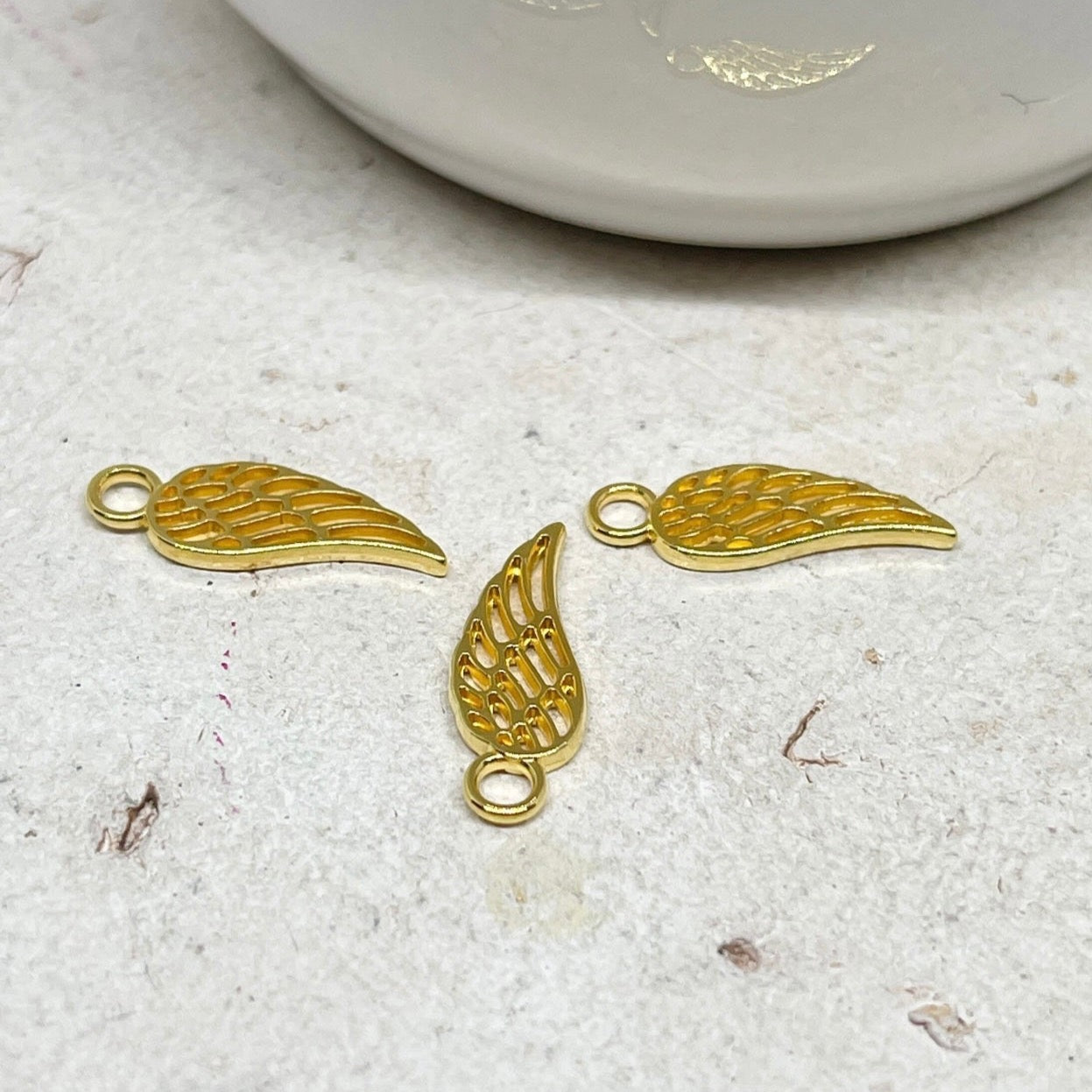 Flügel Anhänger, Schmuckanhänger Flügel 3 St.