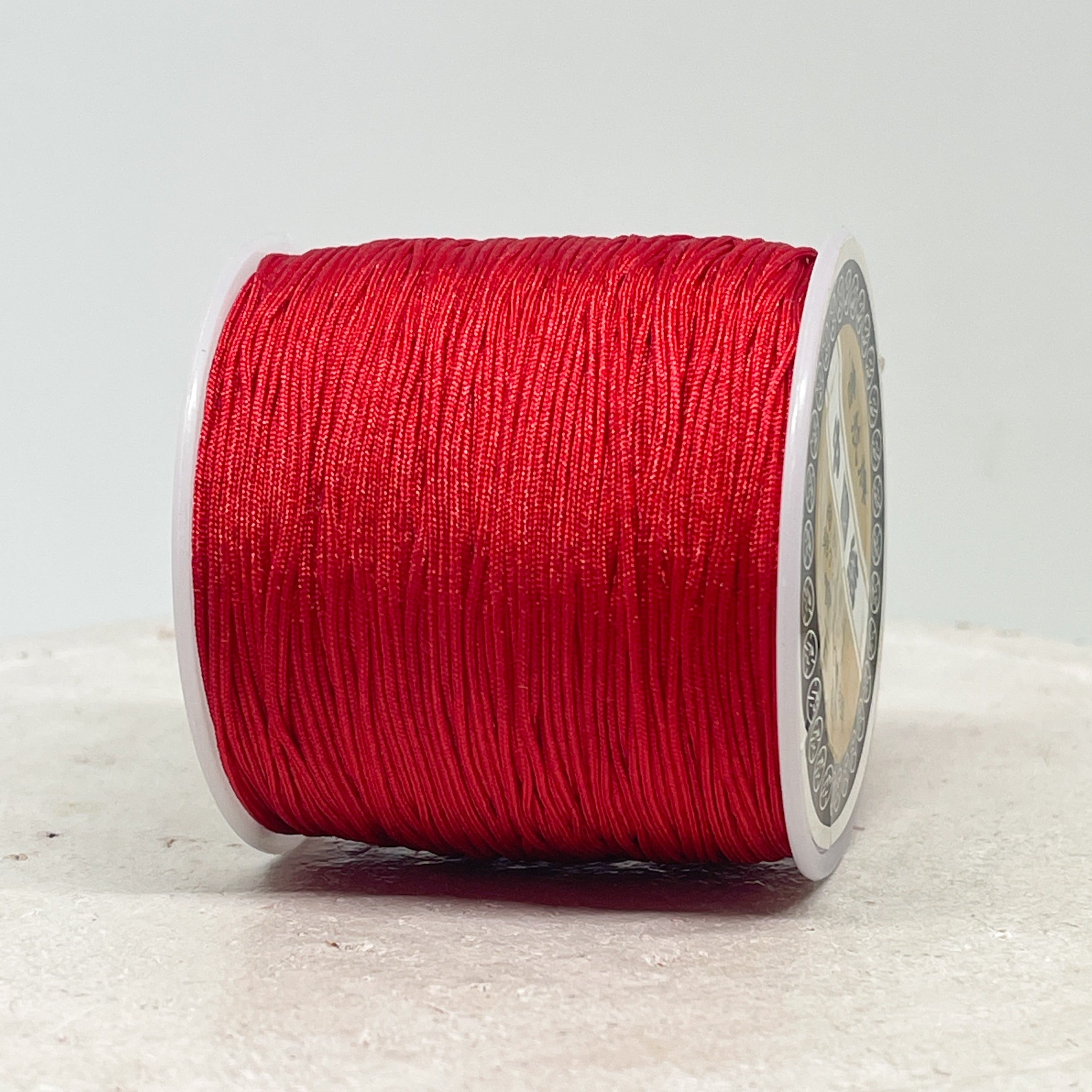 Macrameeband Hellrot