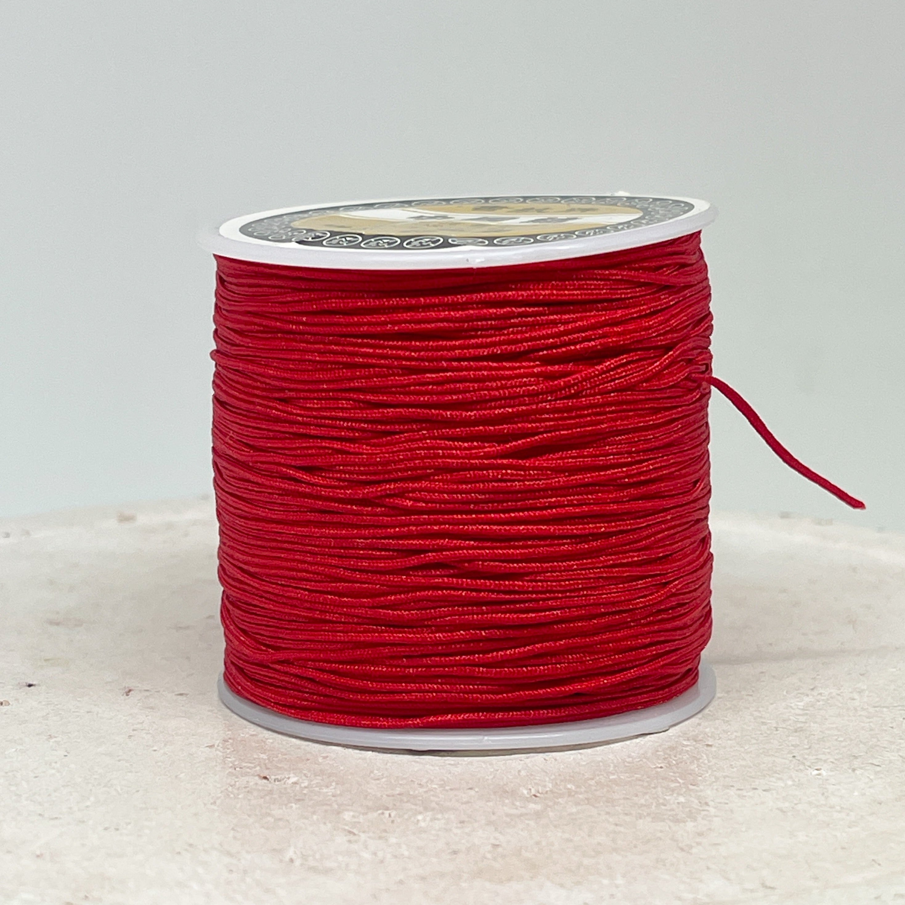 Macrameeband Hellrot