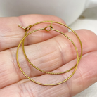 Ohrhaken Edelstahl  goldfarben