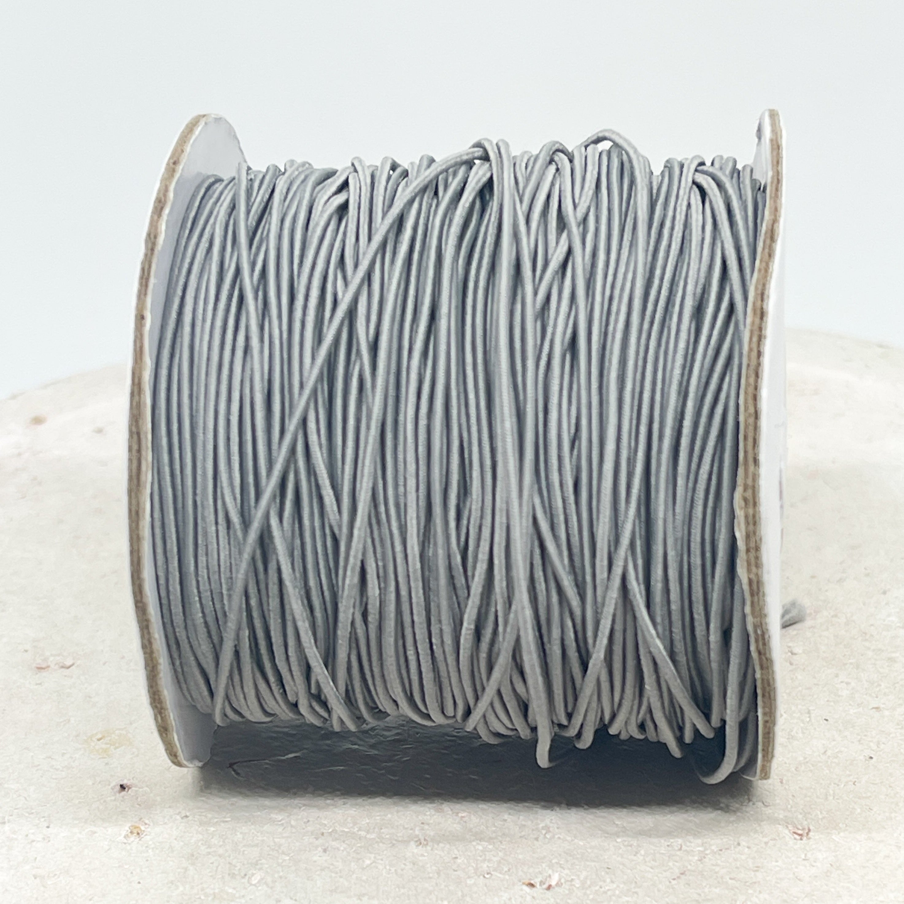 Elastisches Band in Grau 0,8mm/1mm/2mm