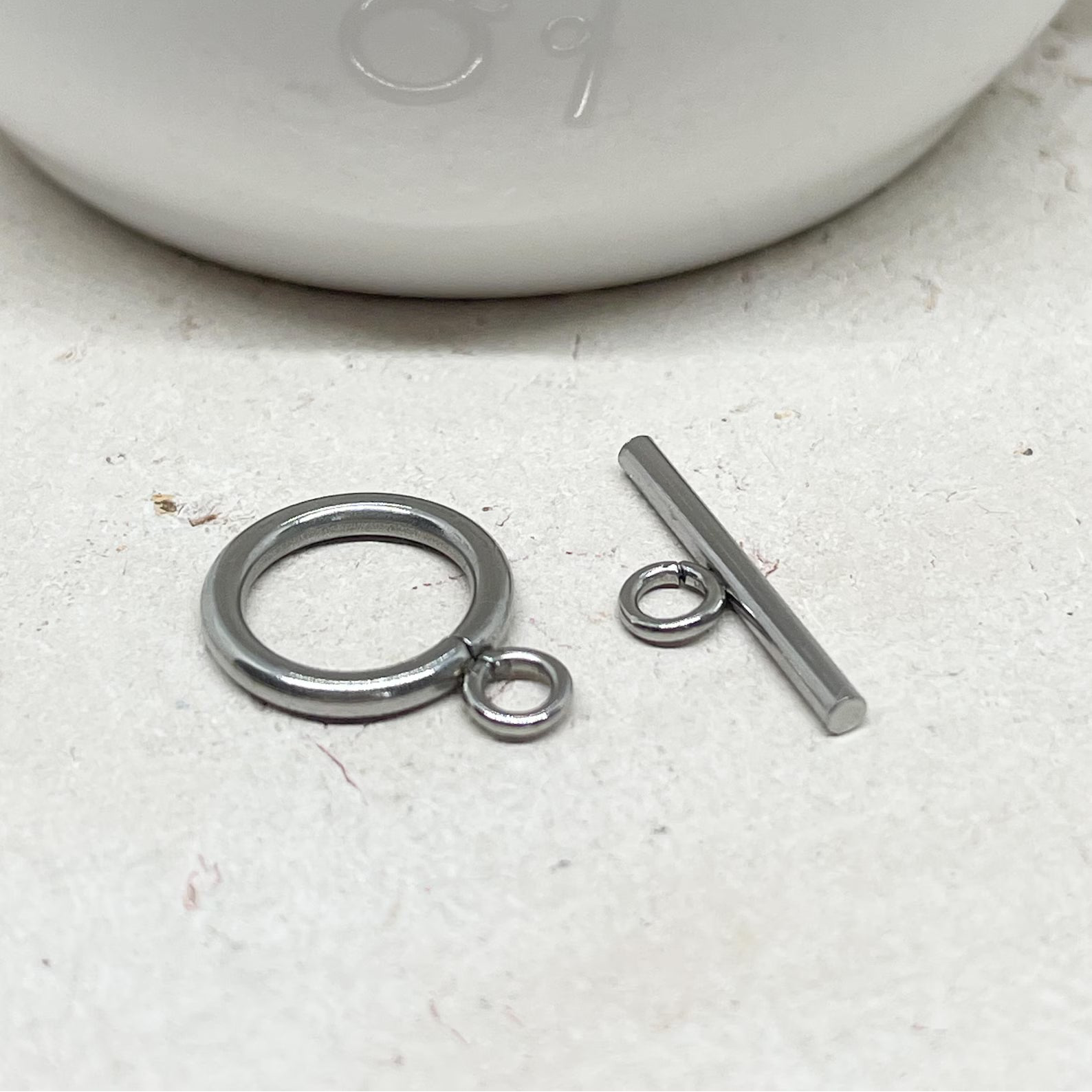 Edelstahl Knebel Verschlüsse Kettenverschluss 2 St.