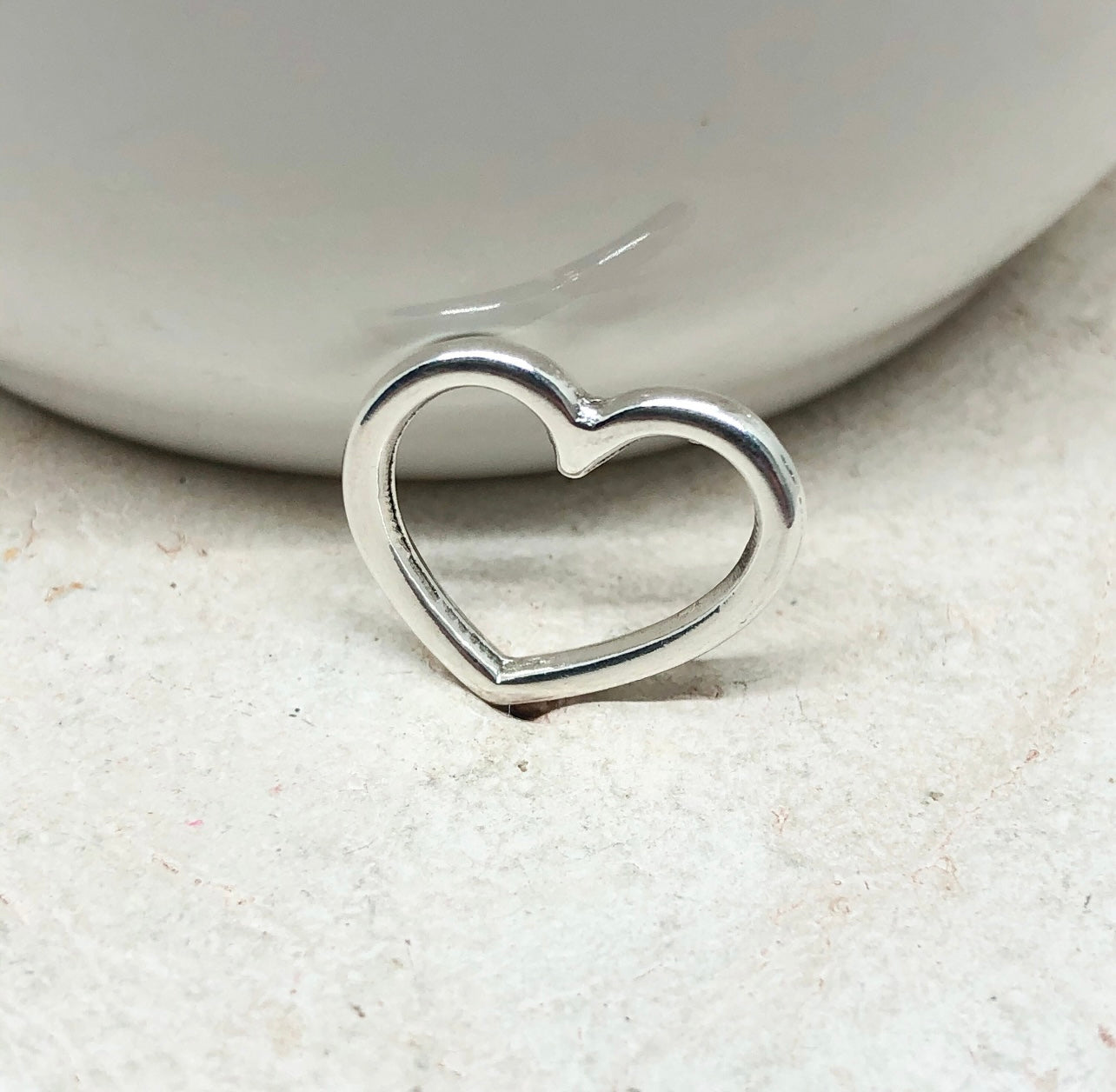 Herz Verbinder 2 St., DQ Metall, Herzanhänger