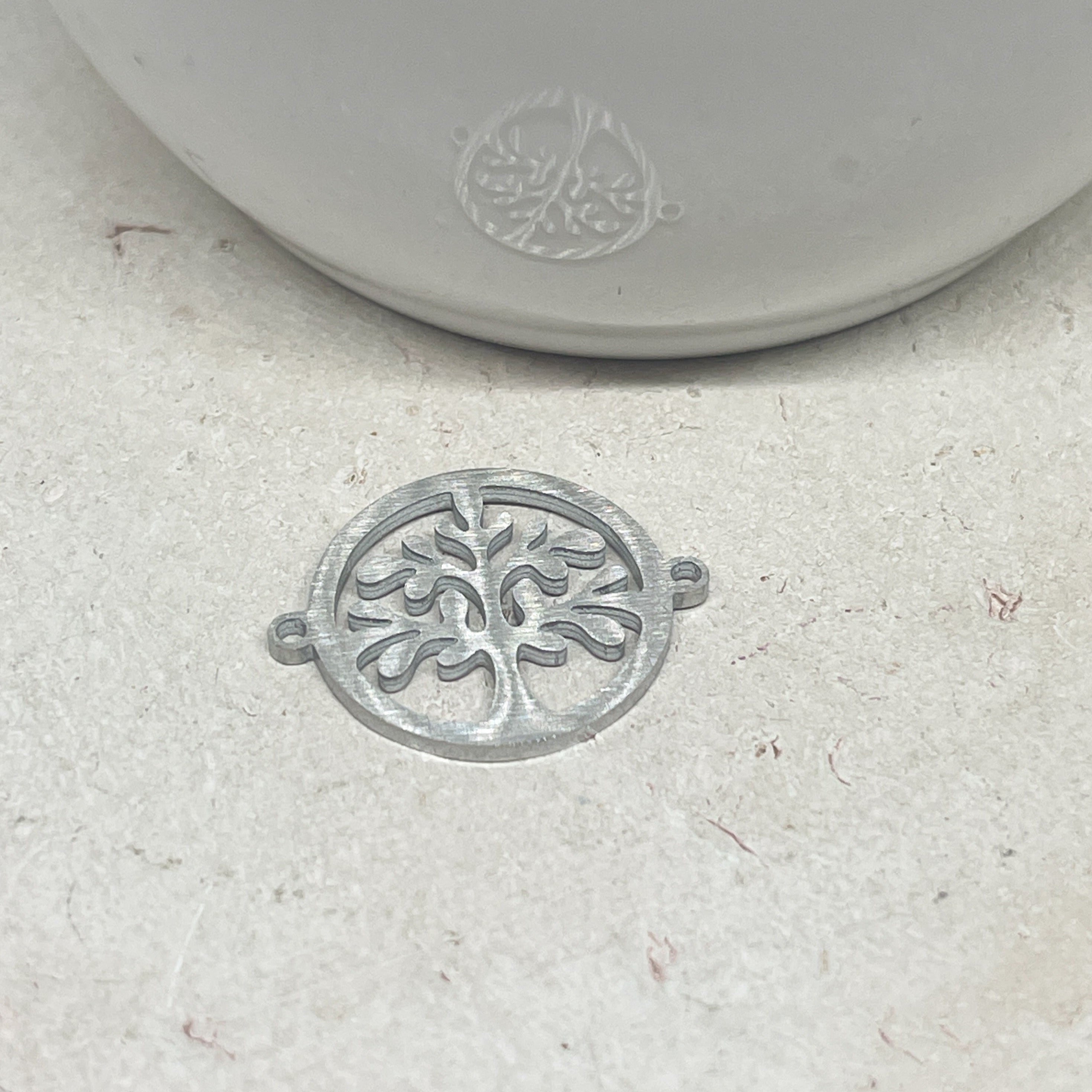 Verbinder Lebensbaum aus Edelstah