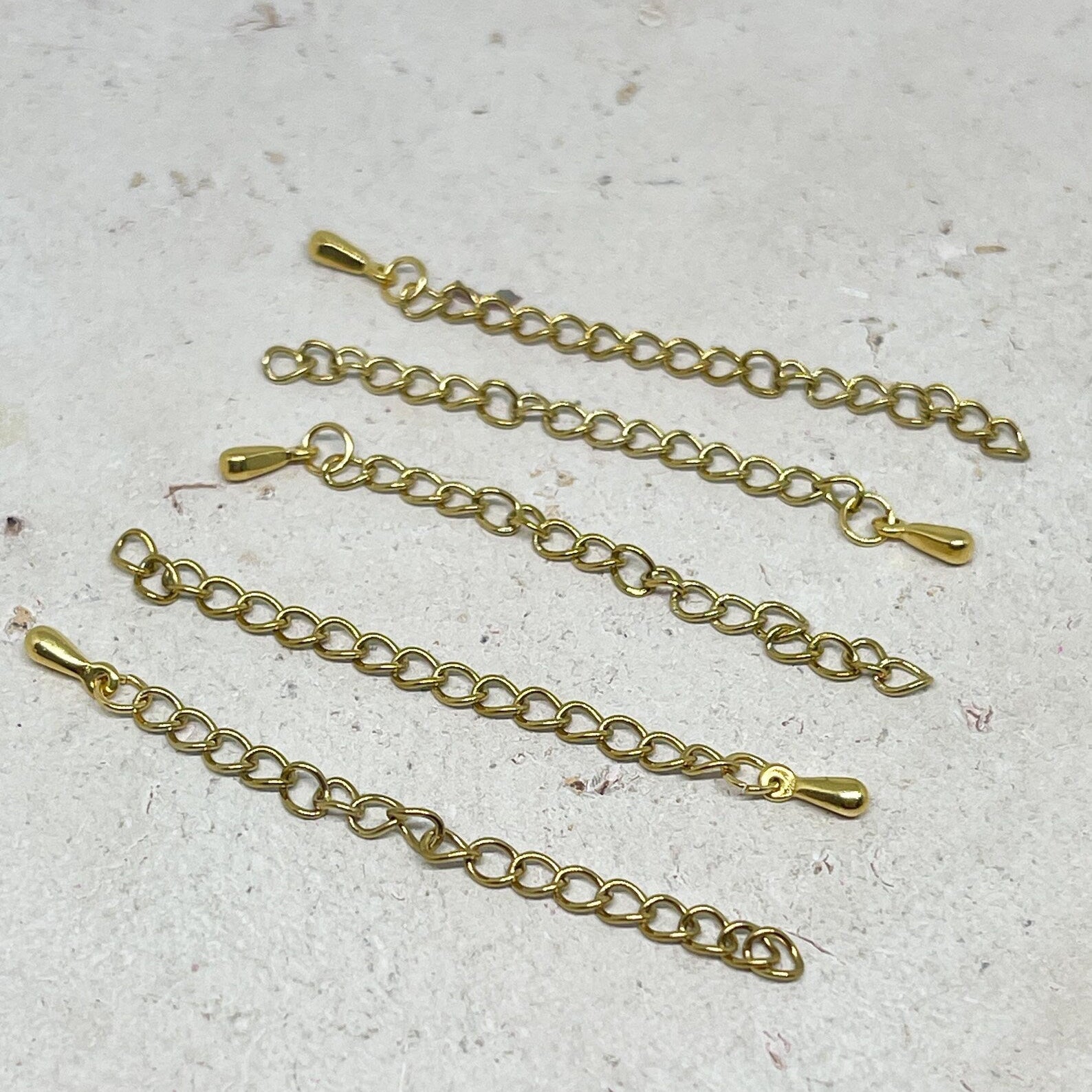 Verlängerungsketten mit Tropfen aus Edelstahl Vakuumbeschichtung