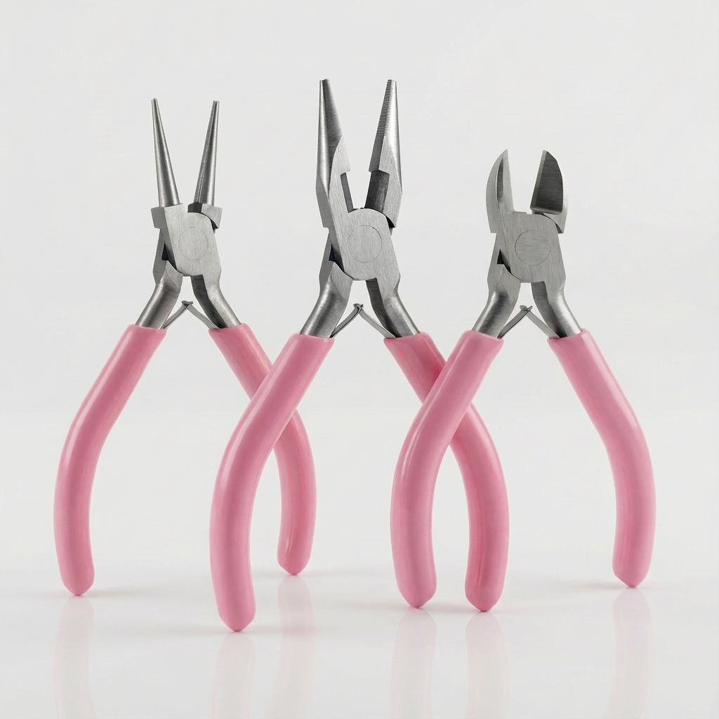 Zangenset für die Schmuckherstellung aus robustem Kohlenstoffstahl