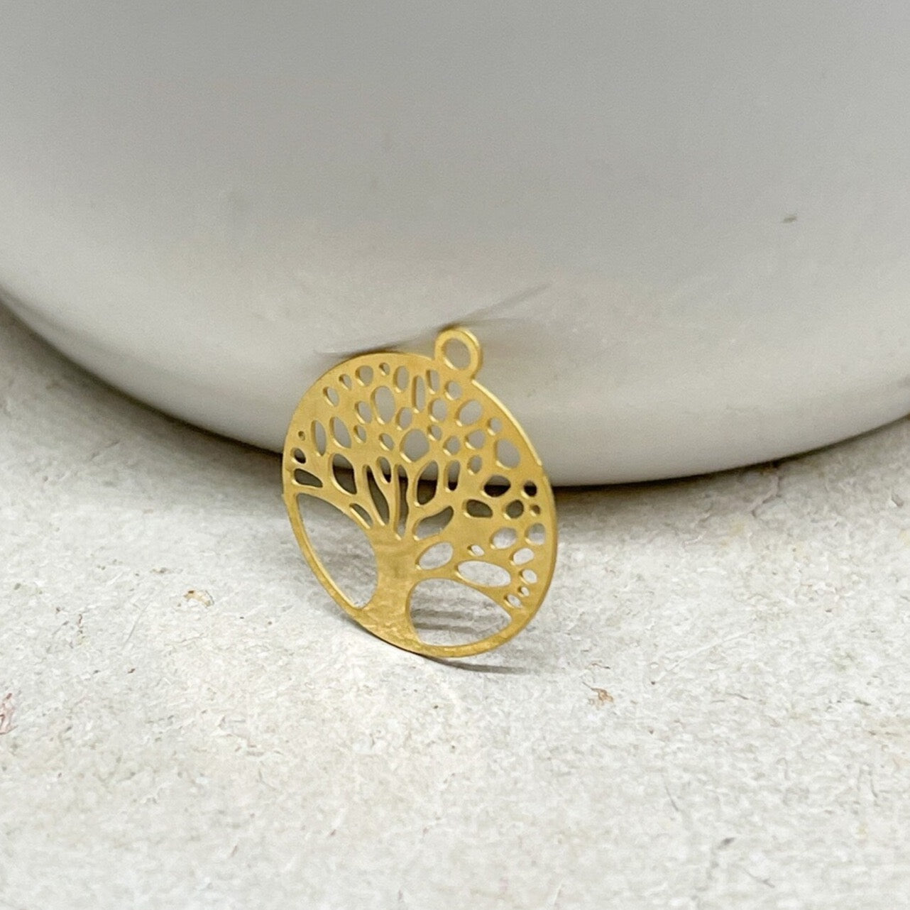 Lebensbaum Edelstahl 3 St. - Goldfarben