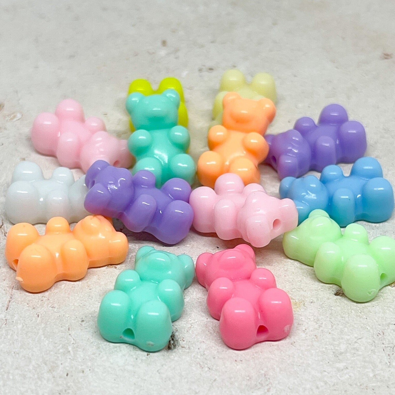 Acrylperlen kleine Bärchen