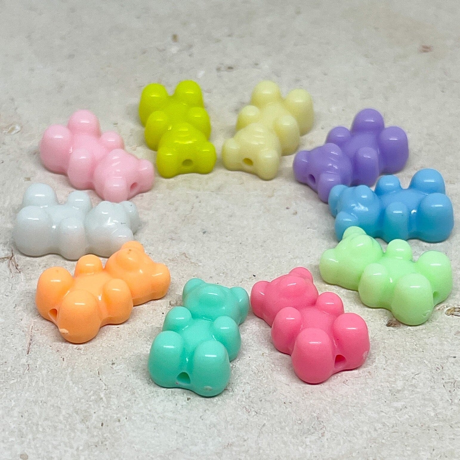 Acrylperlen kleine Bärchen