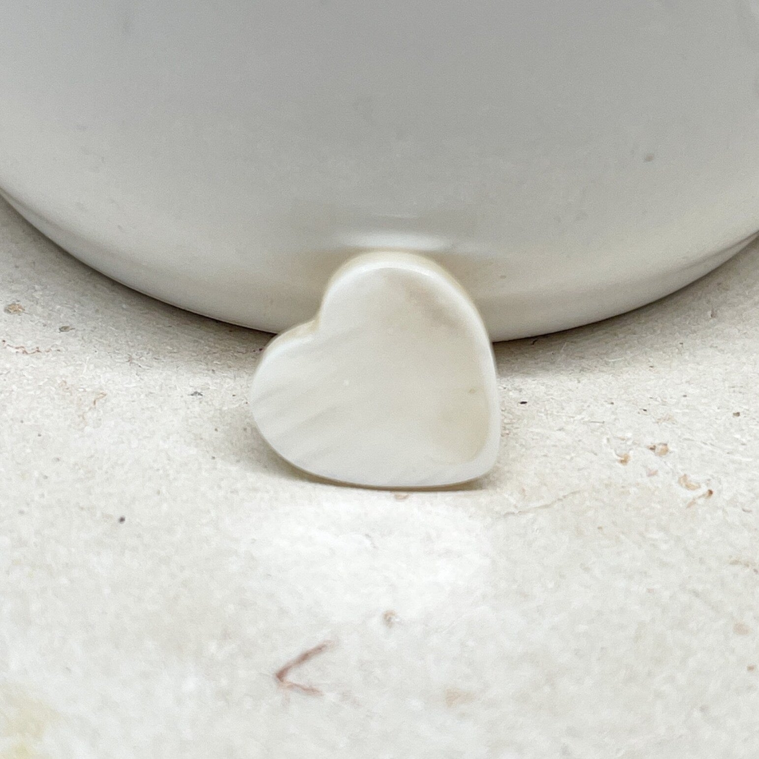 Perlmutt Herzen 14mm