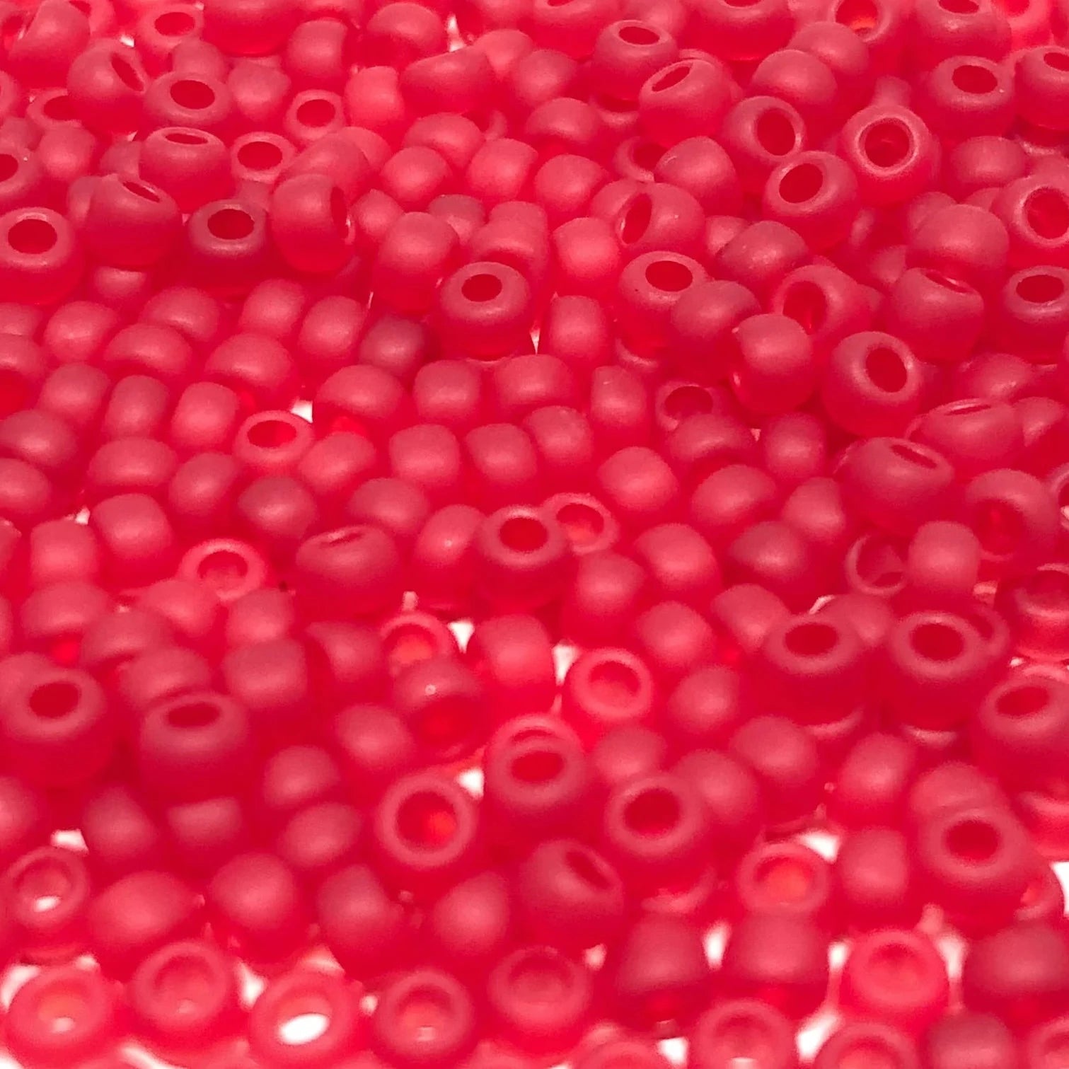 TOHO Beads Perlen Rocaille 10g Nr. 5BF Frosted Siam Ruby