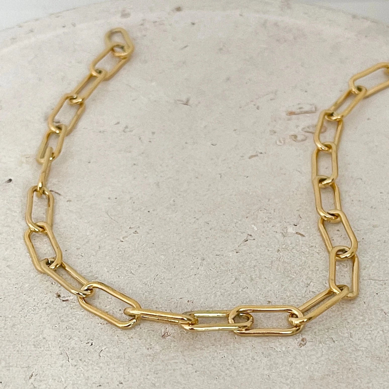 Büroklammerkette aus Edelstahl Wasserfest 17x7x2mm 1m