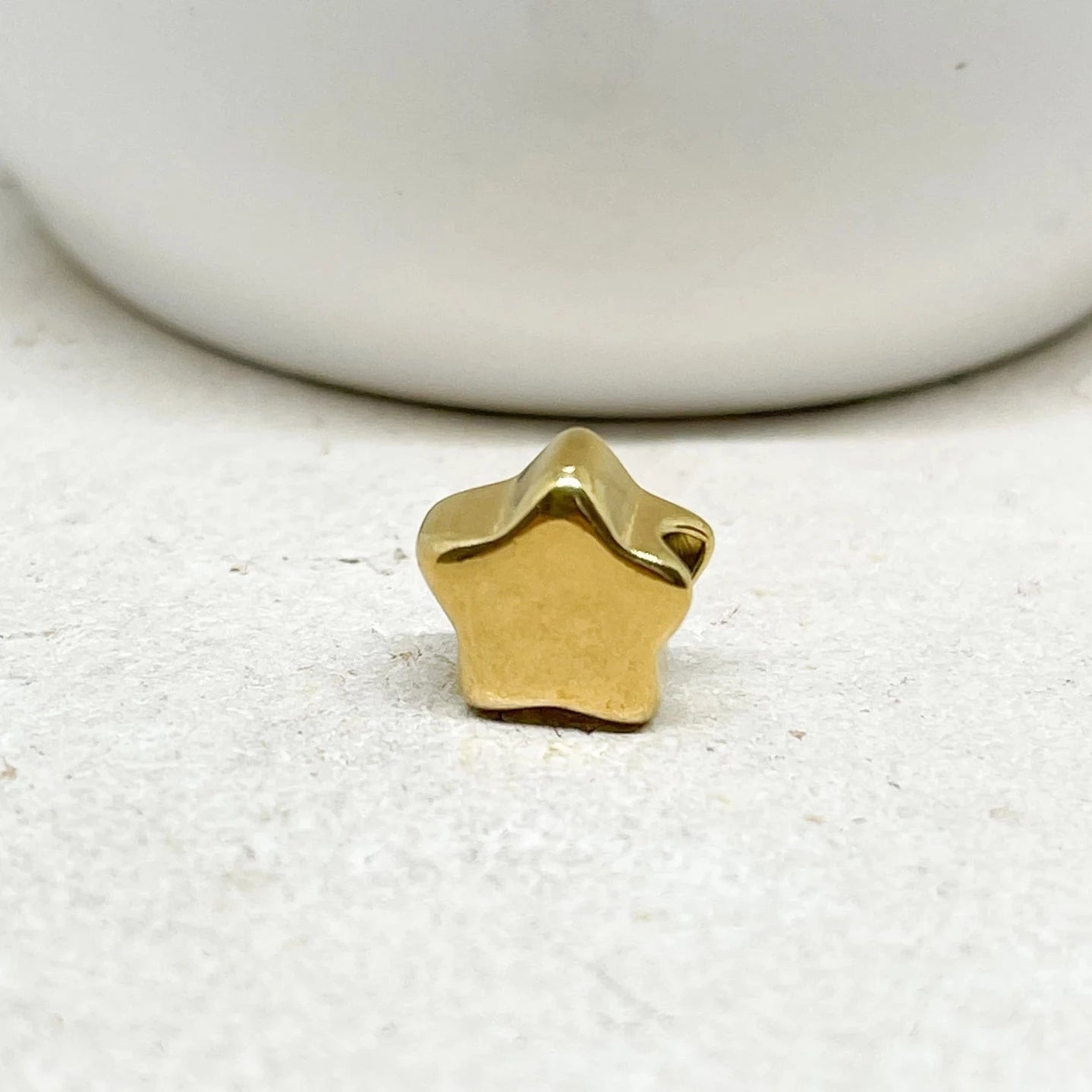 Edelstahl Stern Verbinder - Goldfarben