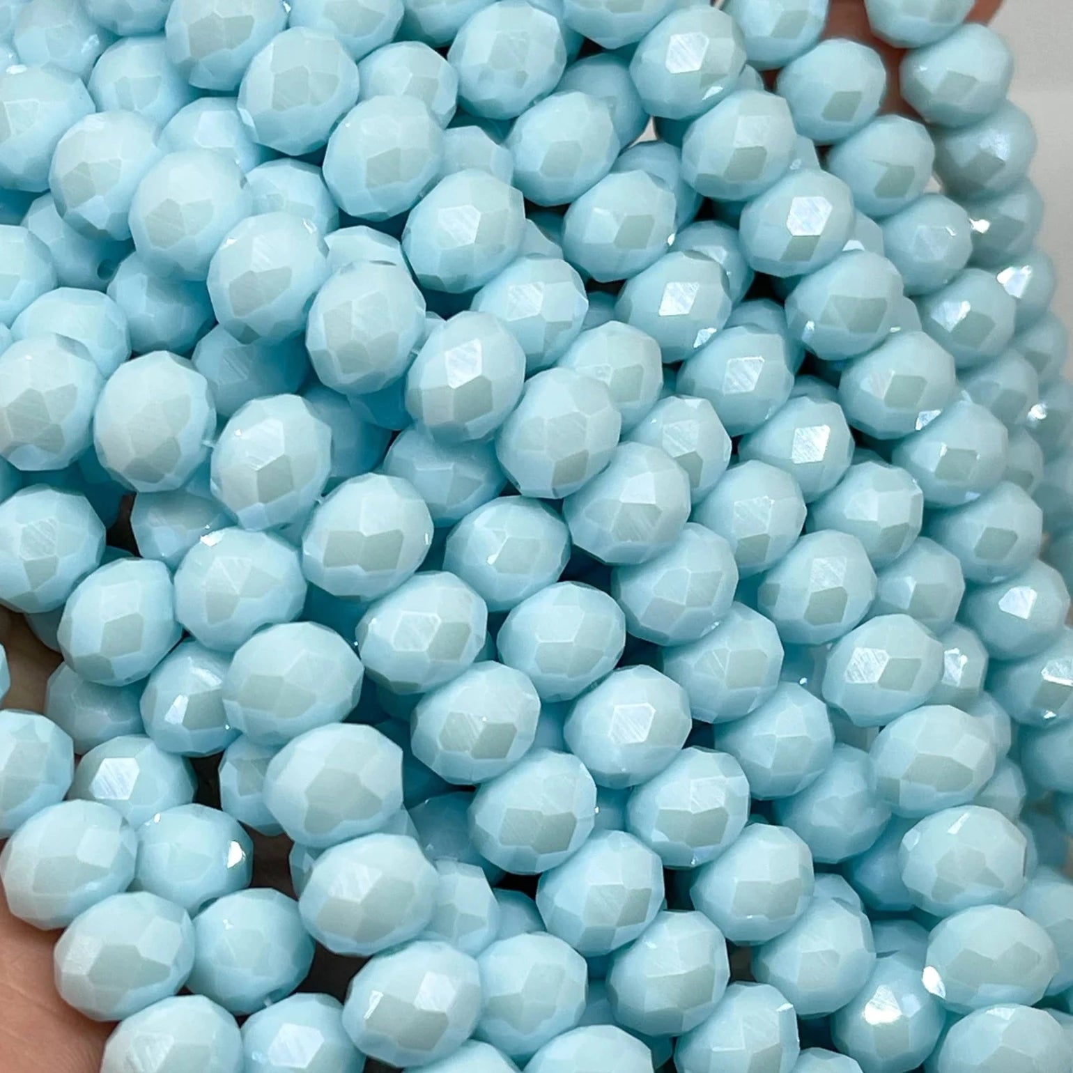 Kristallperlen 10mm Blau