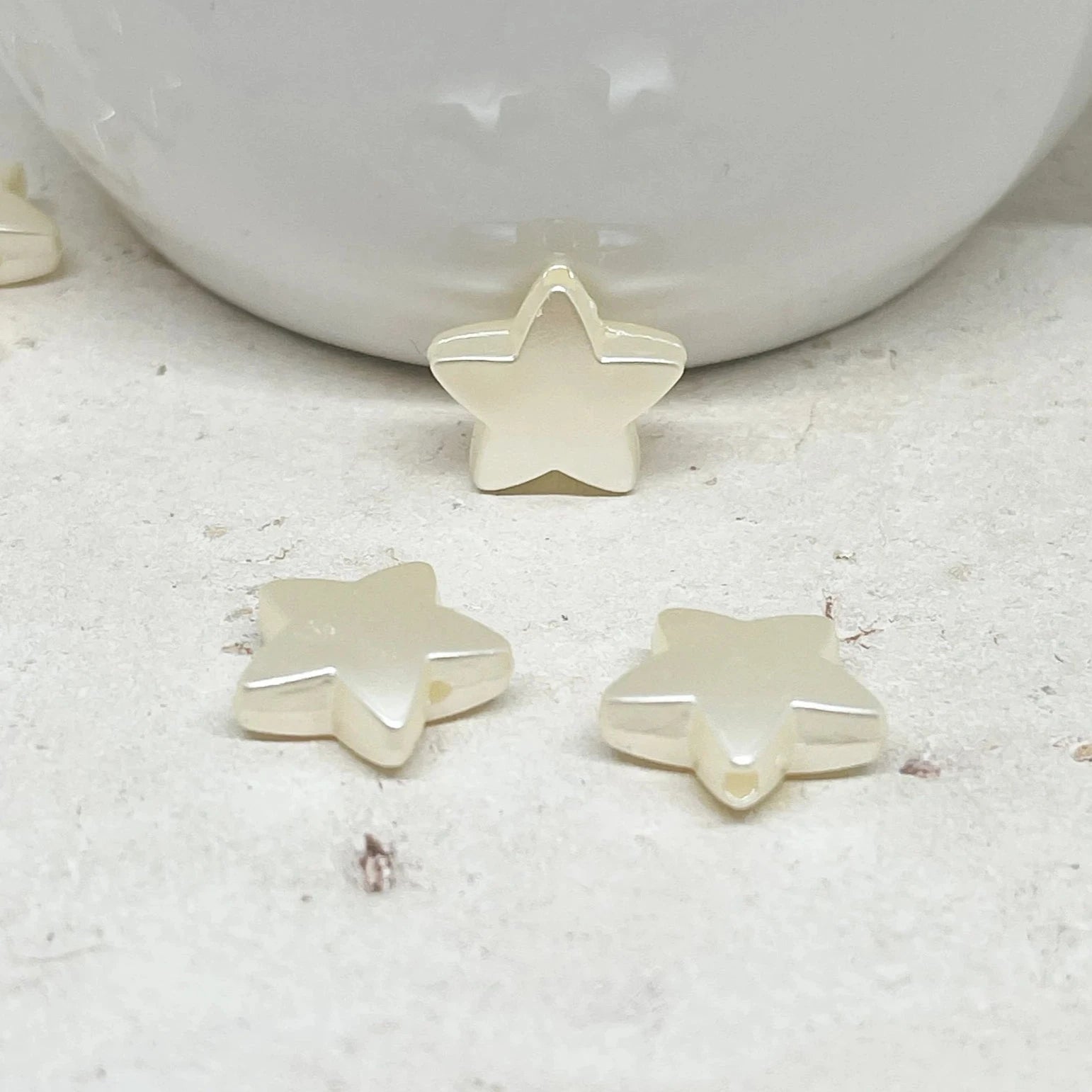 25 St. Acryl Sterne Motiv Perlen