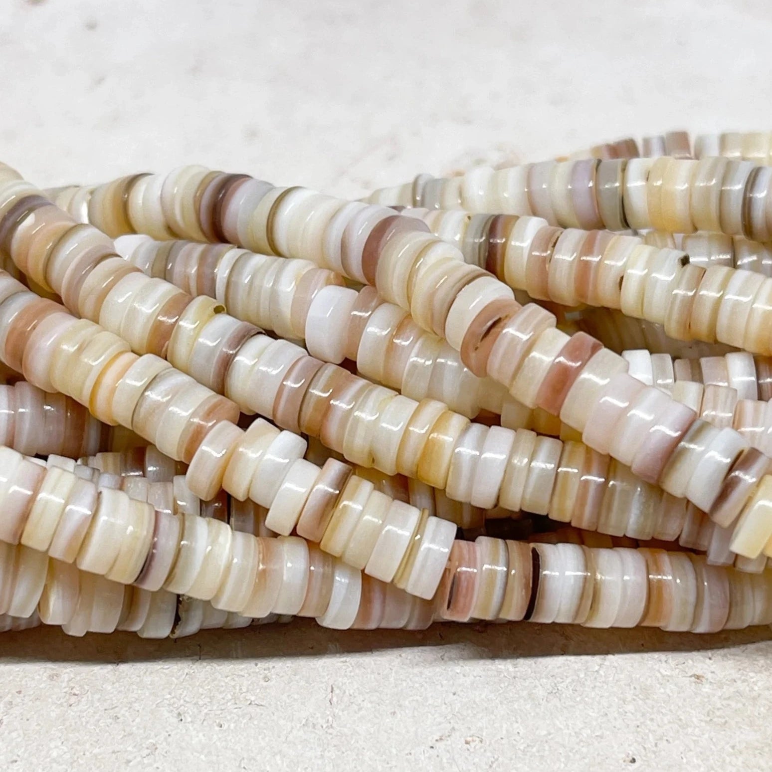 Süßwasser Muschel Perlen ScheibenSüßwasser Muschel Perlen Scheiben