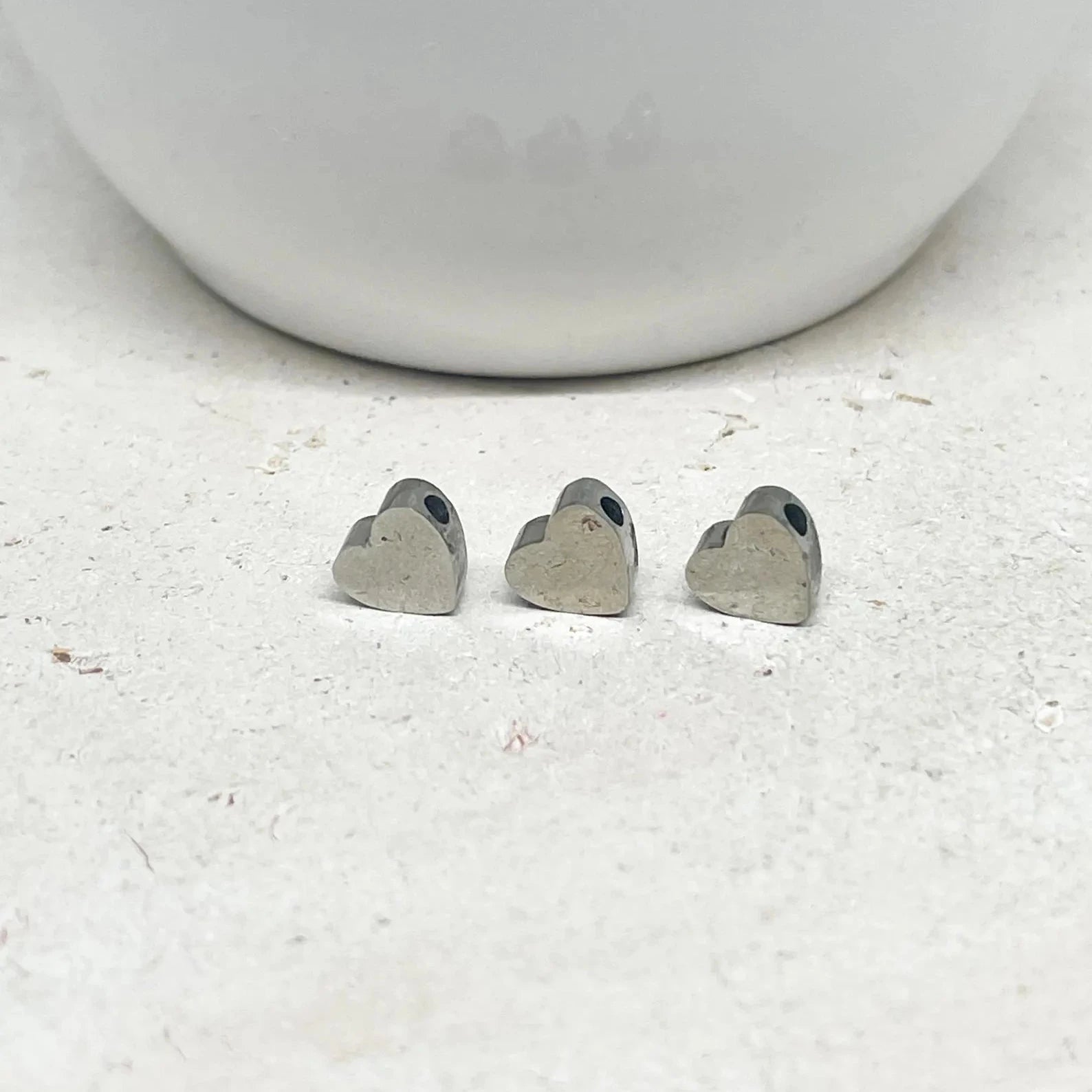 Verbinder Herz Perle Edelstahl 3 St.