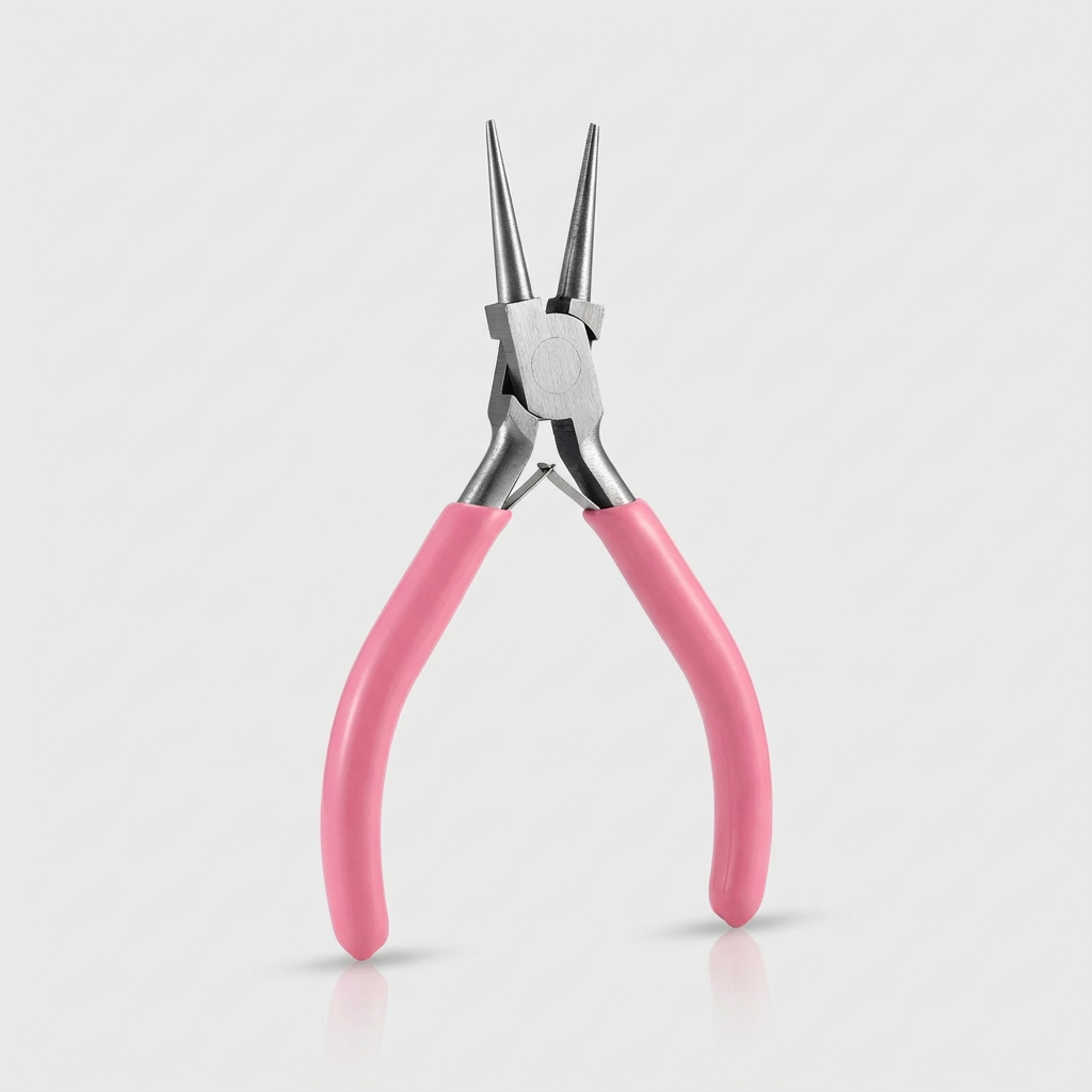 Präzise Rundzange für die Schmuckherstellung aus robustem Kohlenstoffstahl
