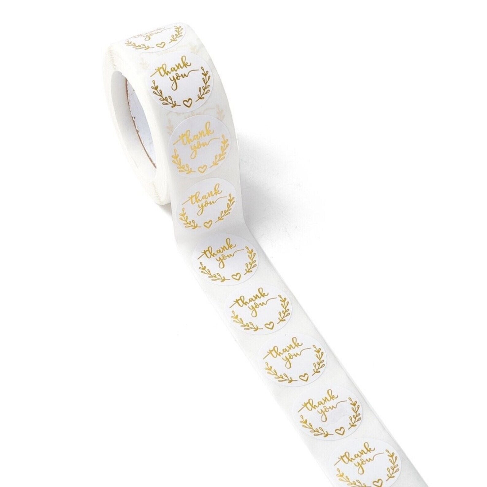 Aufkleber Danke - Gold