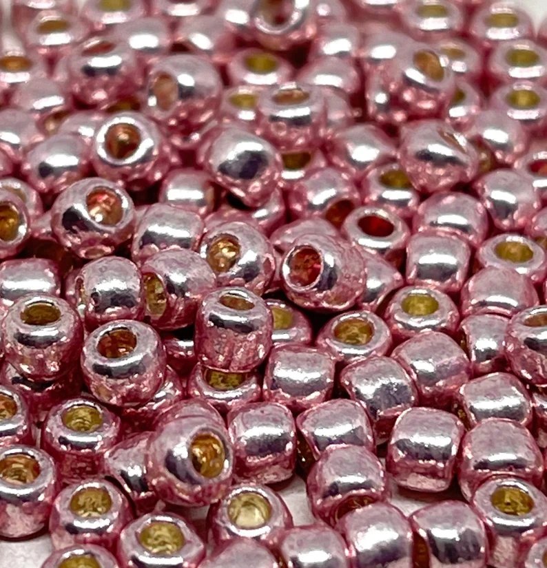 TOHO Perlen Rocaille 6/0 4mm 10 Gramm rosa