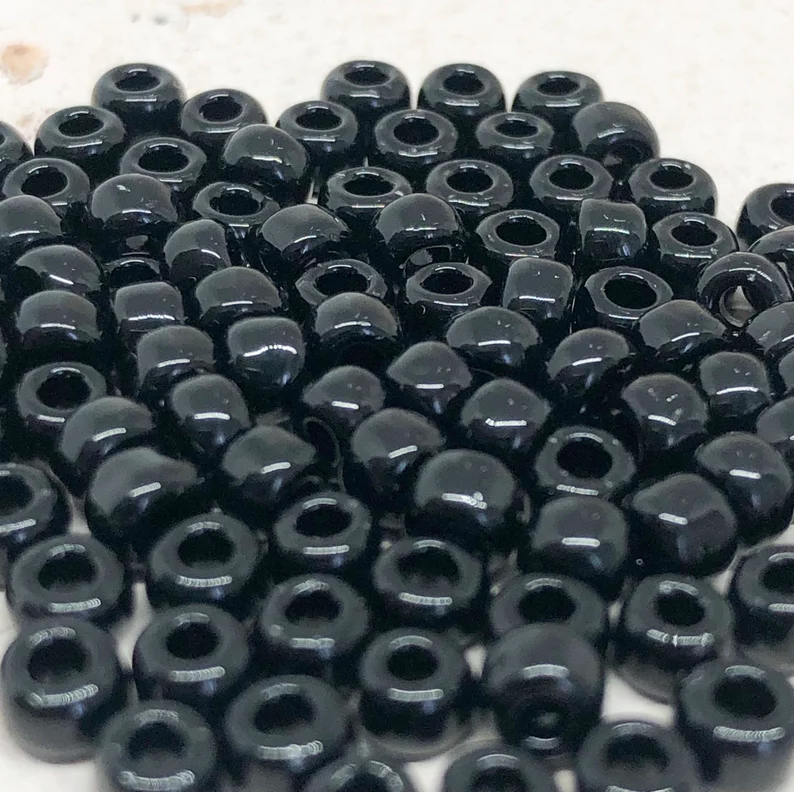TOHO Perlen Rocaille 10 Gramm Schwarz Nr. 49