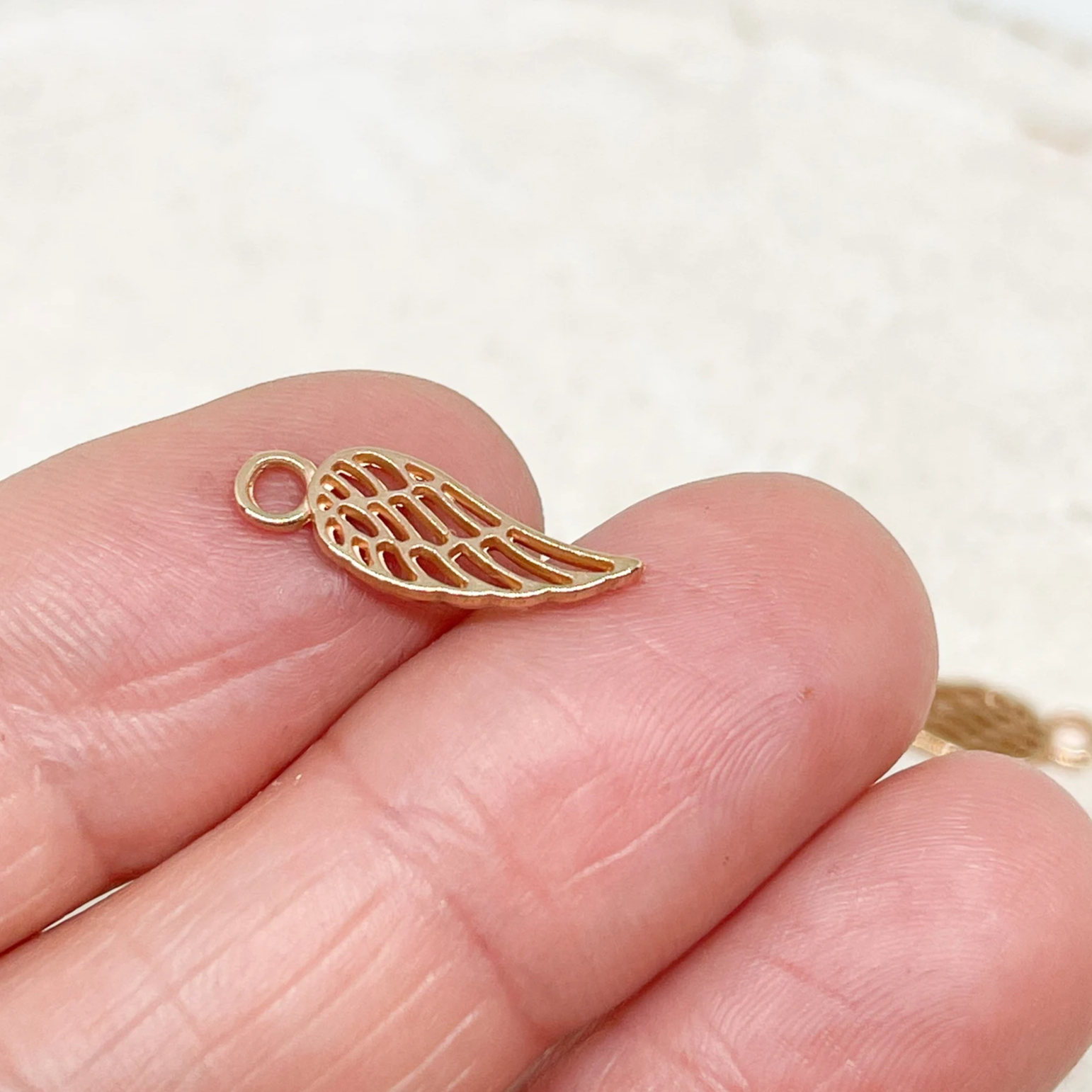 Flügel Metall Anhänger 3 St.