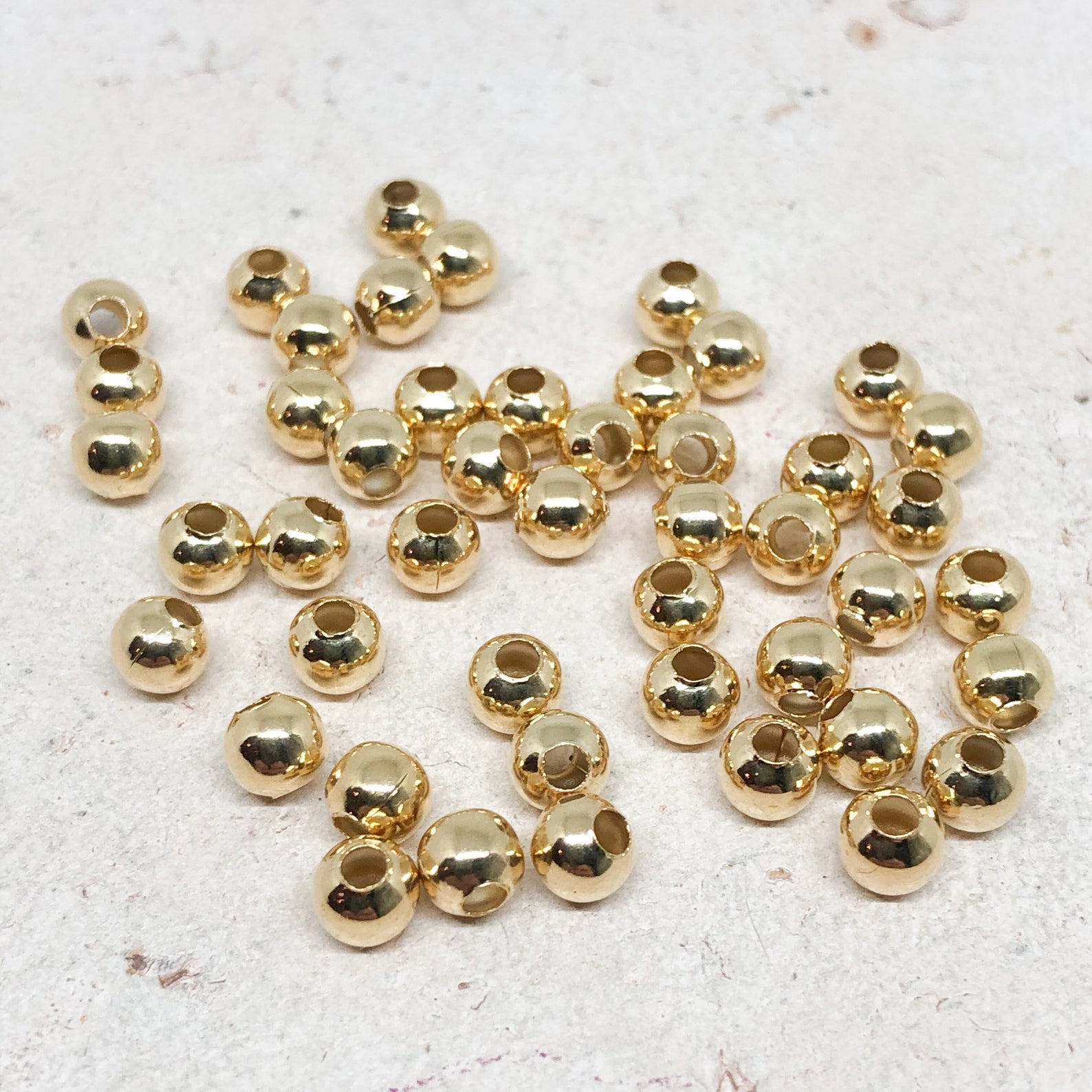 Edelstahlperlen 30 St.