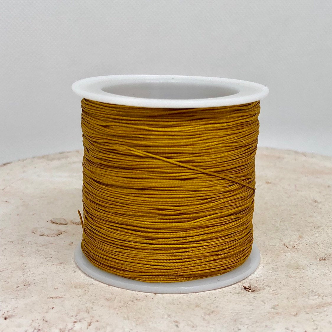 Macraméband 10m 0,5mm Senf Gelb