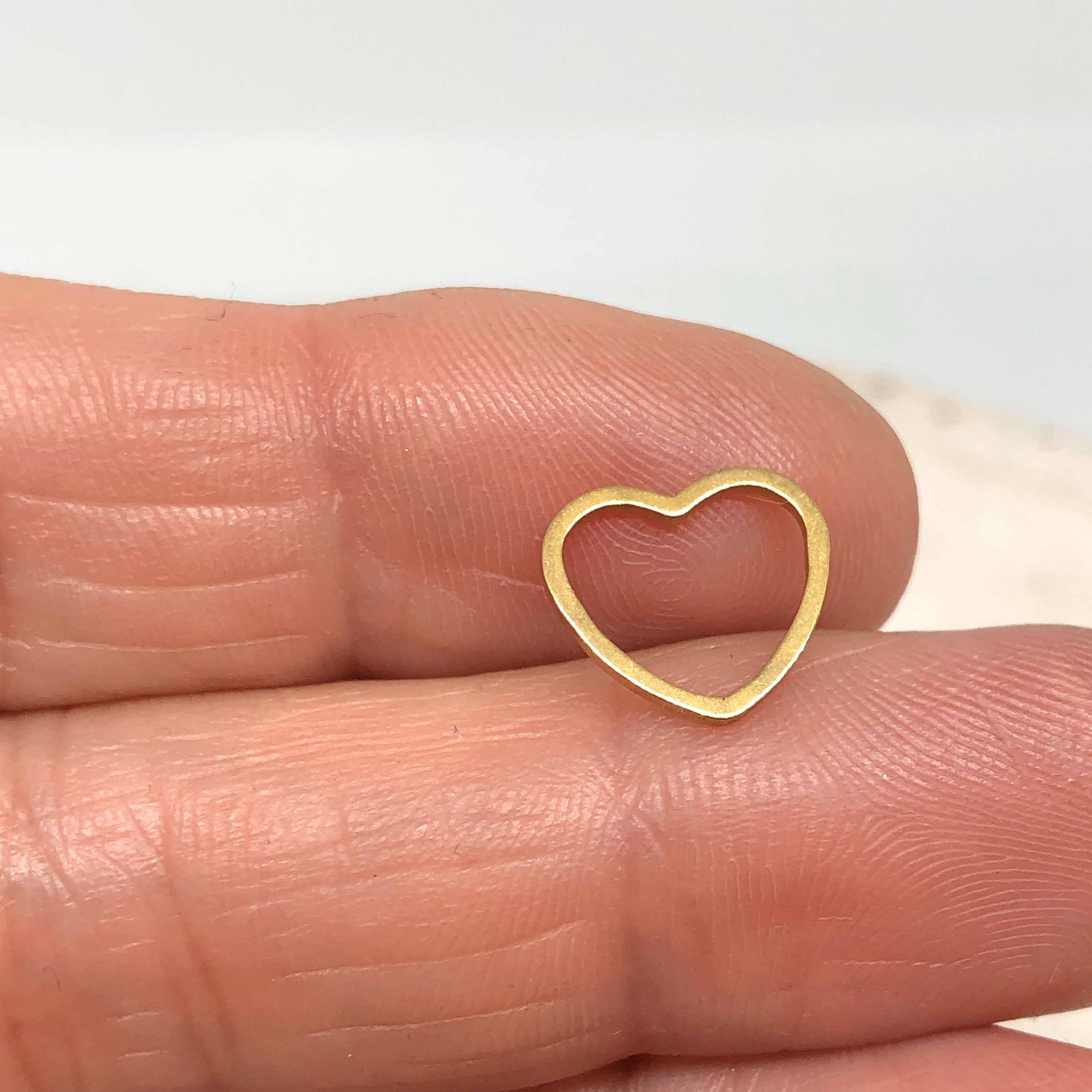 Herz Verbinder aus Edelstahl 5 St.