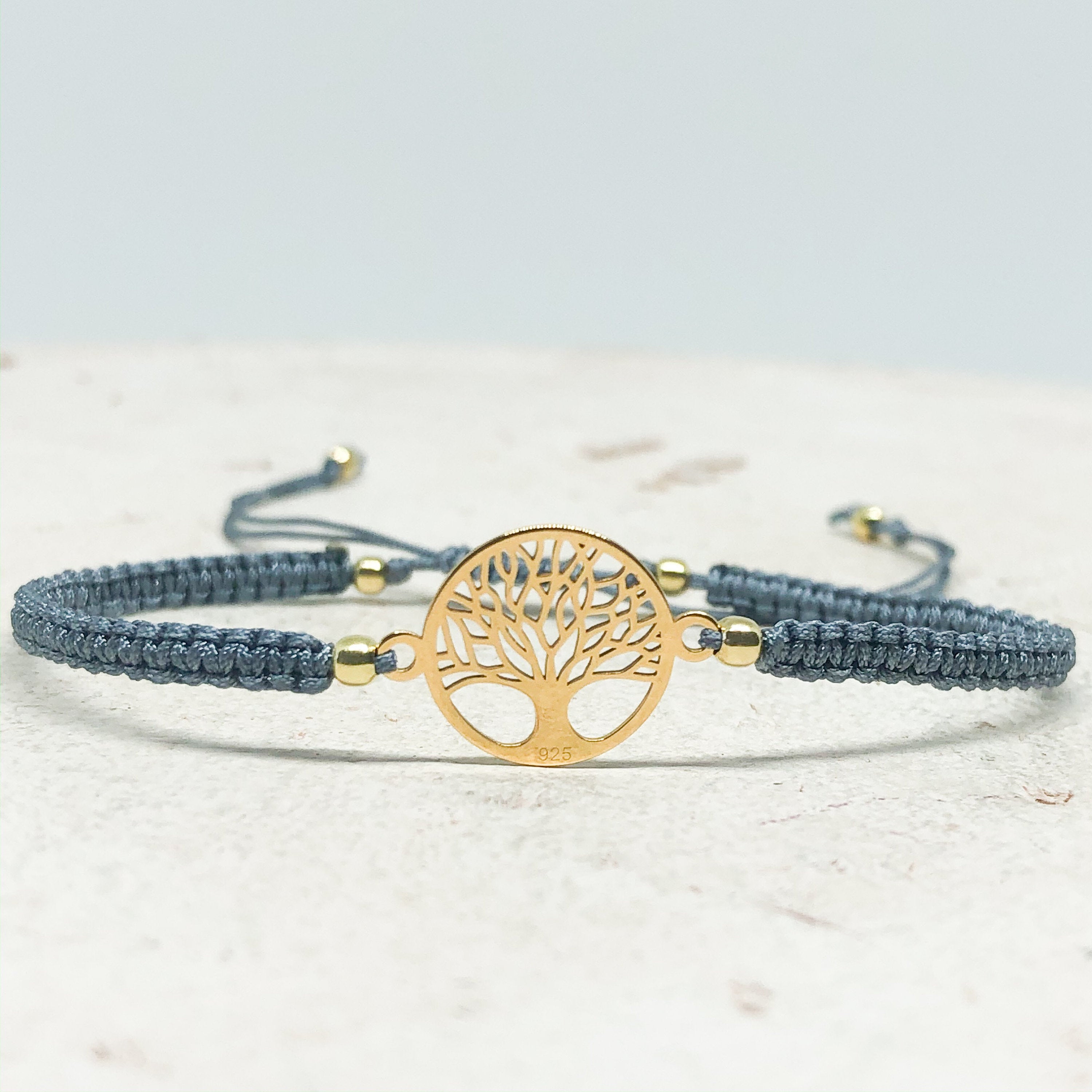 Armband mit Lebensbaum aus 925 Sterling Silber