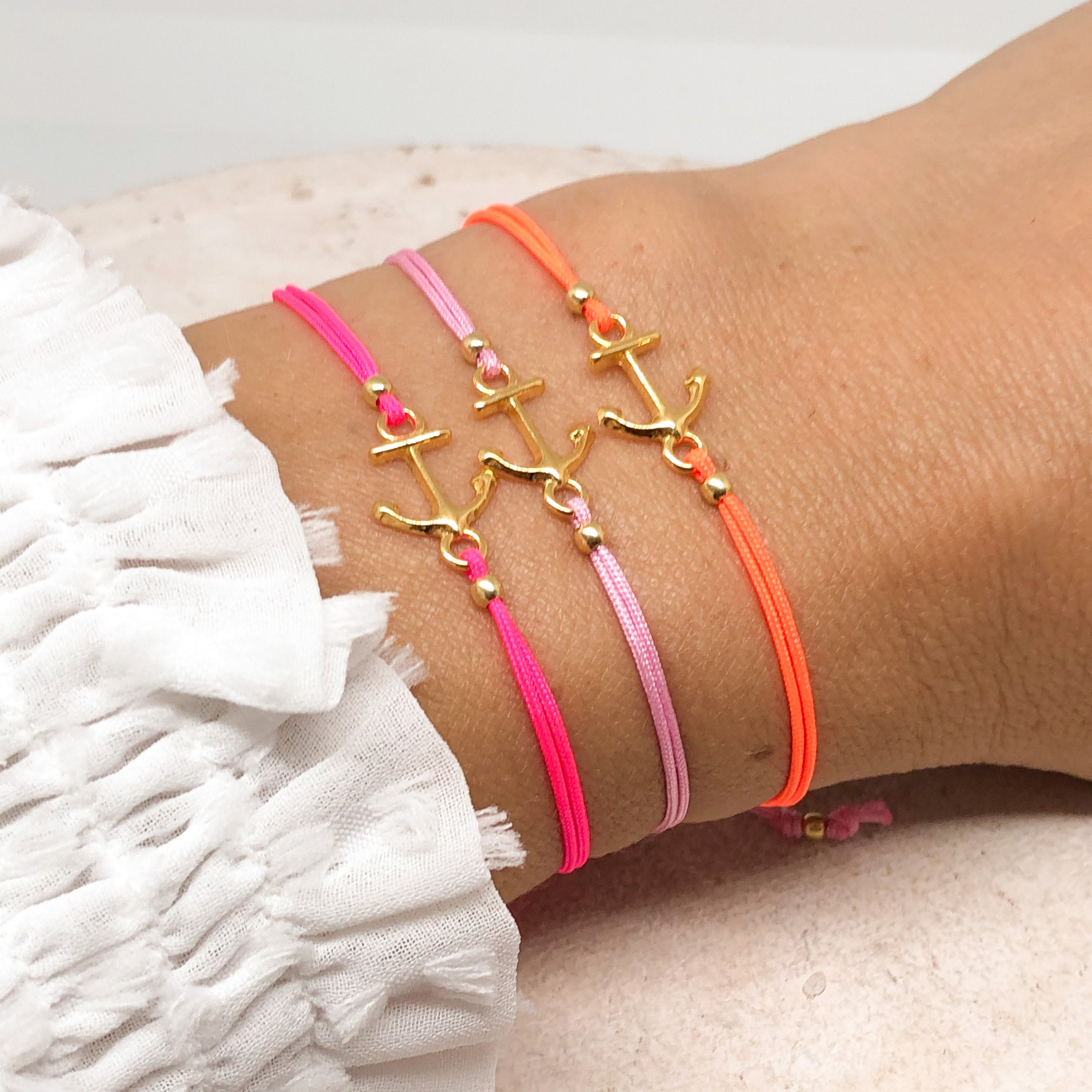 Armband mit Anker aus 925 Sterling Silber