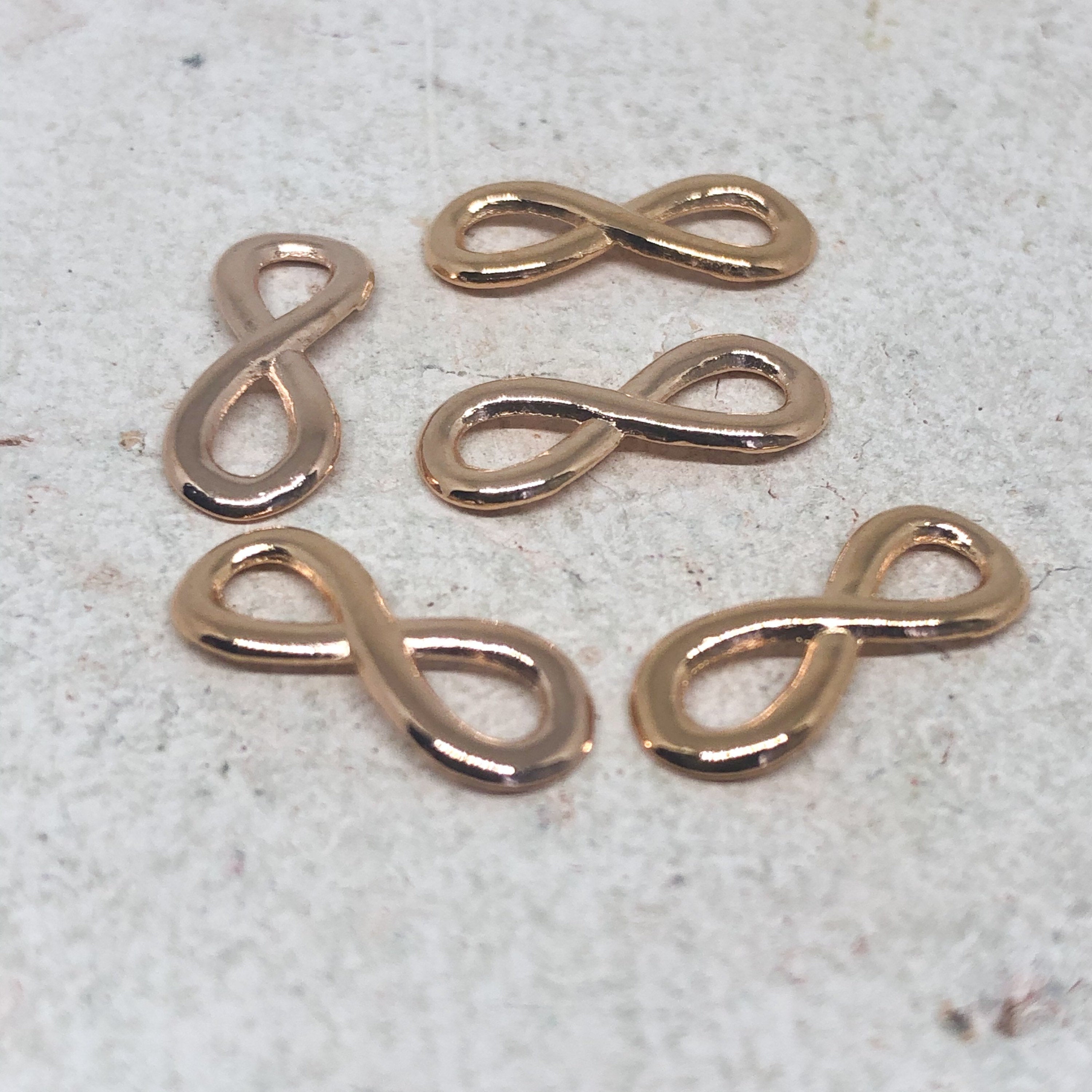 Unendlichkeitzeichen Verbinderv 5 St., DQ Metall, Infinity Conector