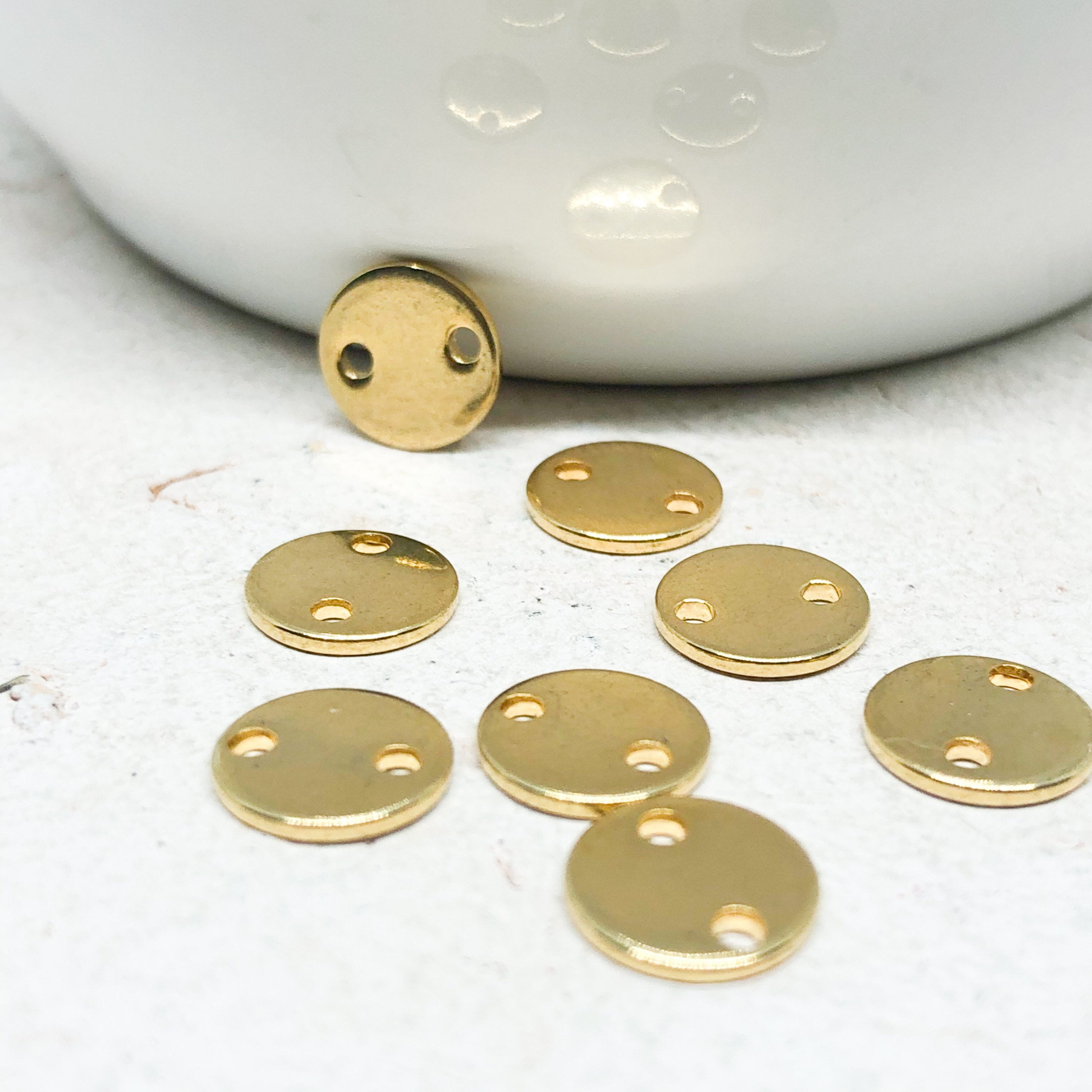 Edelstahl Verbinder Plättchen 5 St., Conector Plättchen