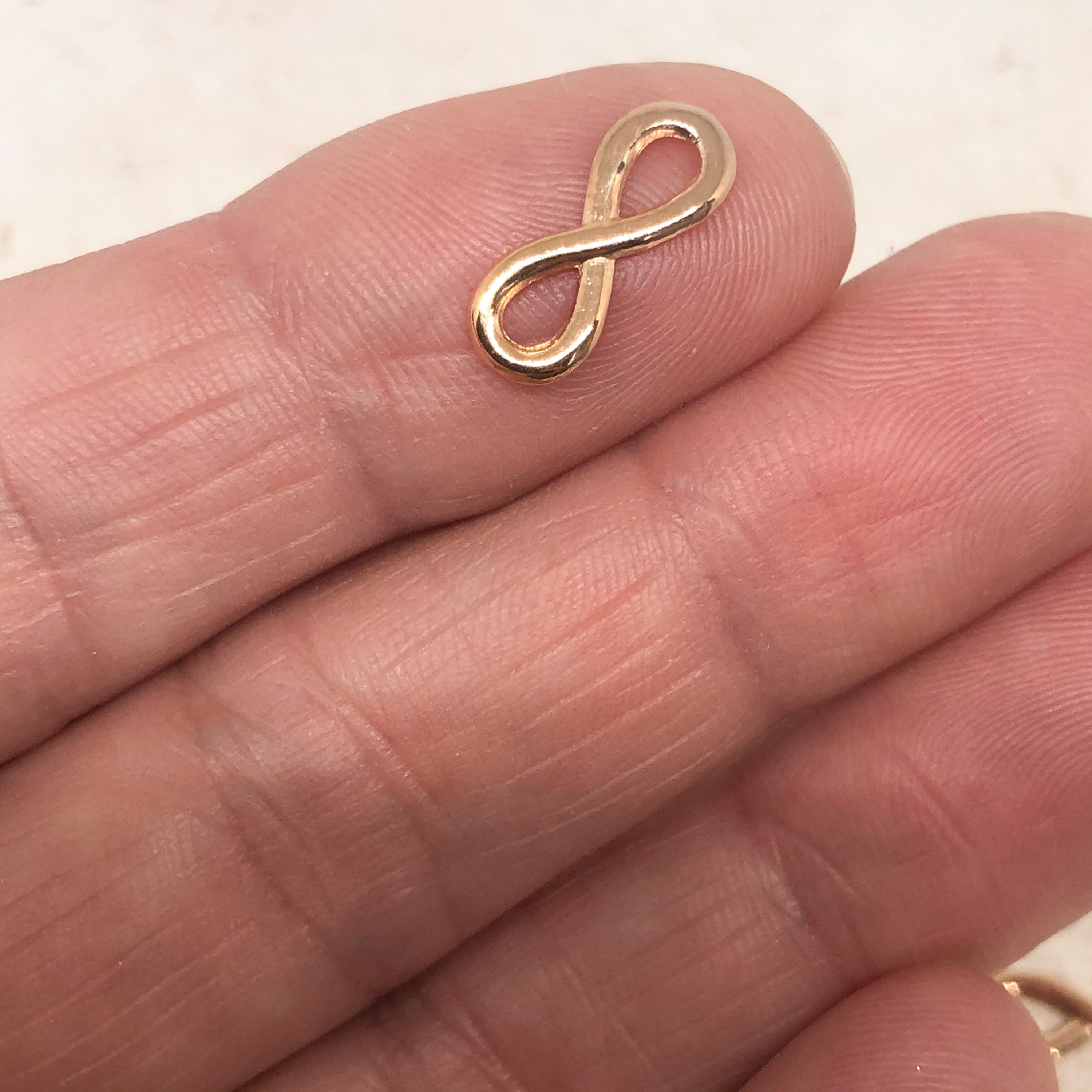 Unendlichkeitzeichen Verbinderv 5 St., DQ Metall, Infinity Conector