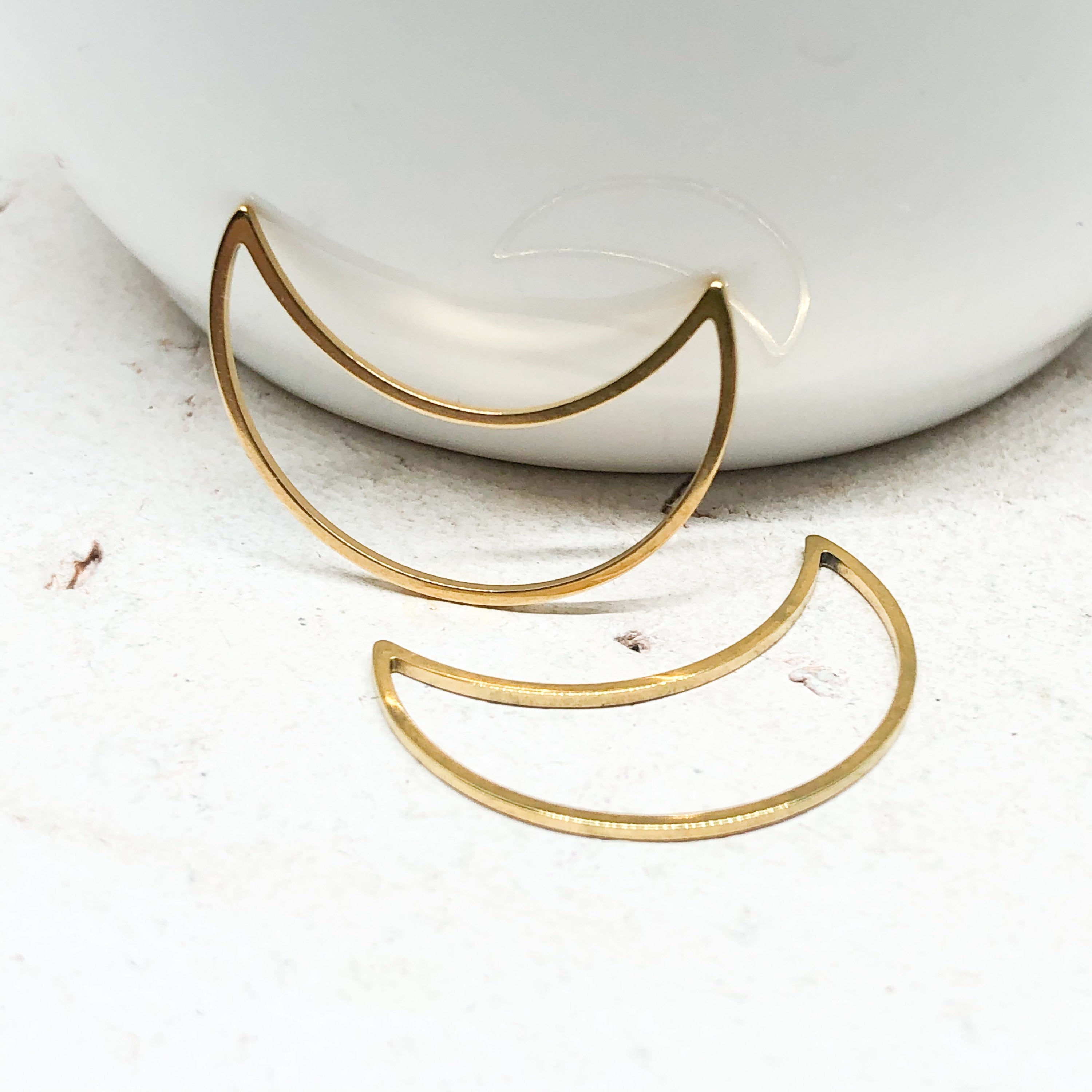 Edelstahl Mond Verbinder 2 St., Mond Conector