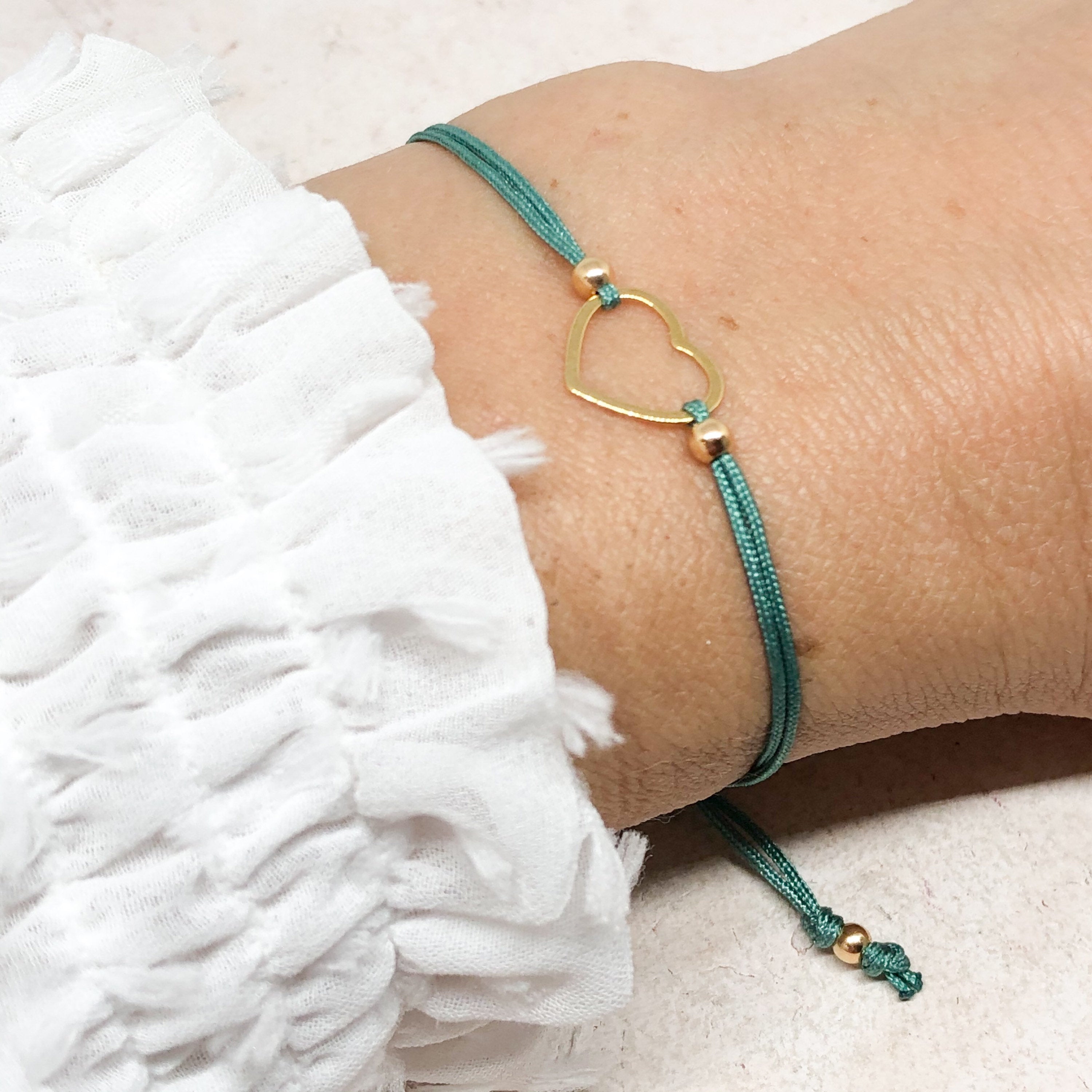 Armband mit Herz aus 925 Sterling Silber