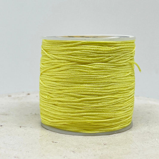 Macraméband  10m 0,8mm Hellgelb