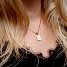Kette mit Initialen Anhänger
