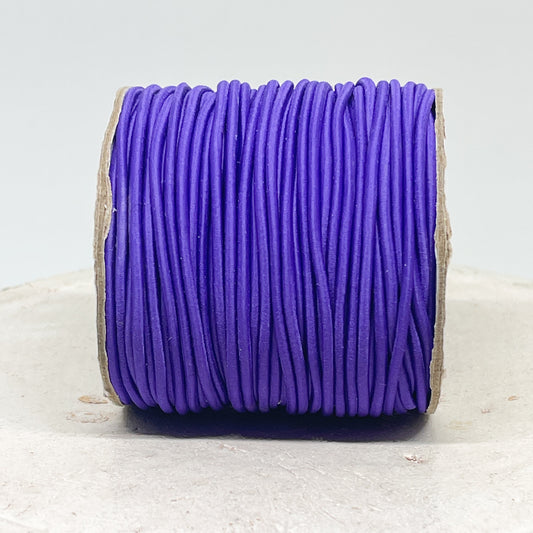 Elastisches Band 5 Meter 1mm / 2mm, Schmuckband Lila, Kordel elastisch