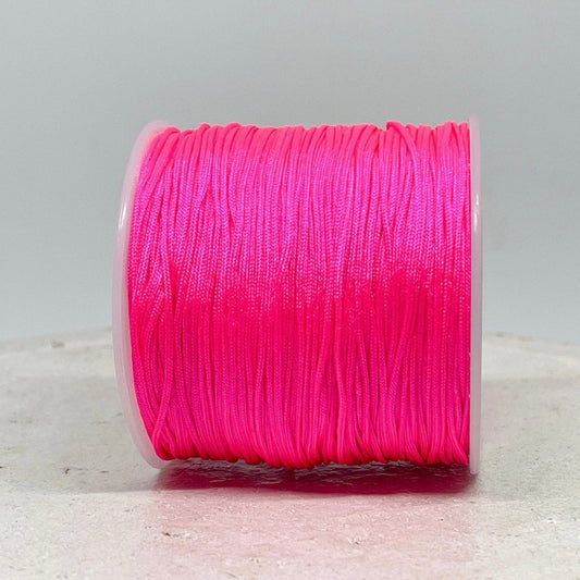 Macrameeband 10m Neon Pink