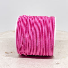 Elastisches Band 5 Meter, Elastikband 1,5mm Gummikordel Light Pink