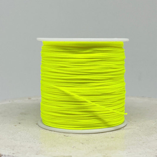 Macraméband 10m 0,8mm Neongelb