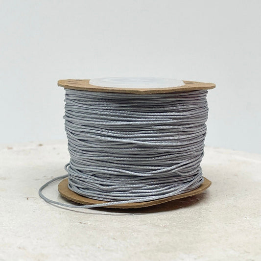 Macraméband 10m 0,8mm Stahlgrau