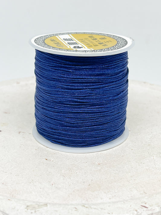 Macraméband 10m 0,8mm Blau