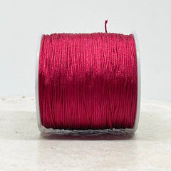 Macraméband 10m 0,8mm Ziegelstein Rot