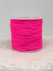Macrameeband 10m 0,8mm Neon Pink