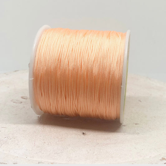 Macraméband 10m 0,8mm Apricot